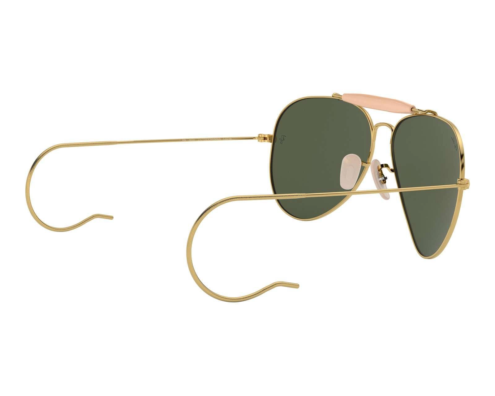 Foto 4 pulgar | Lentes de Sol Ray Ban Aviador color Dorado