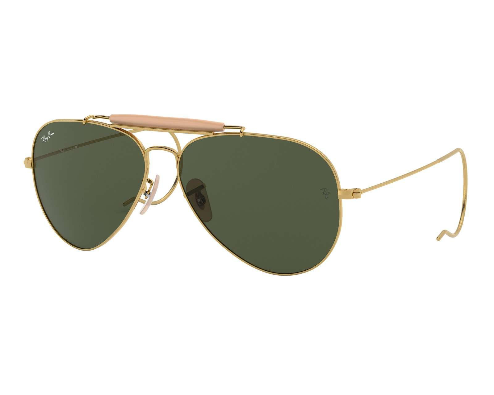 Foto 5 pulgar | Lentes de Sol Ray Ban Aviador color Dorado