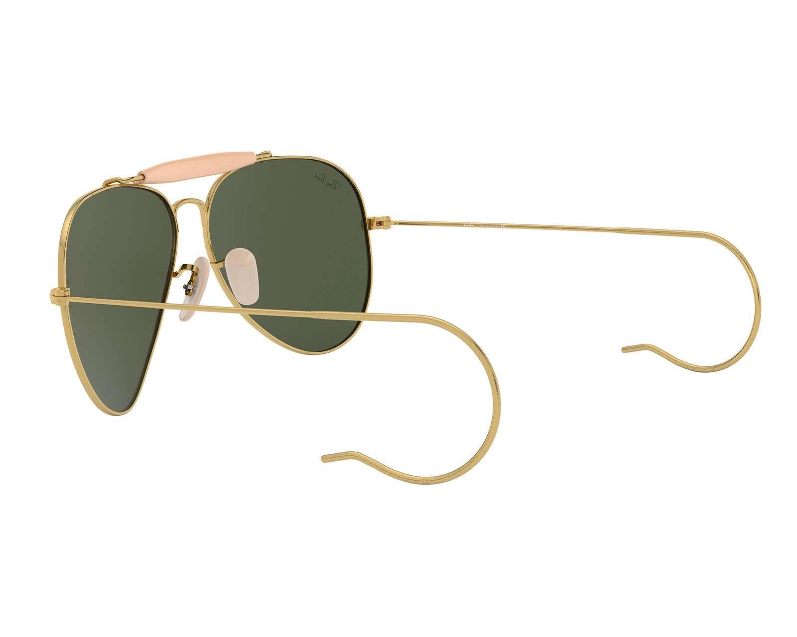 Foto 6 pulgar | Lentes de Sol Ray Ban Aviador color Dorado