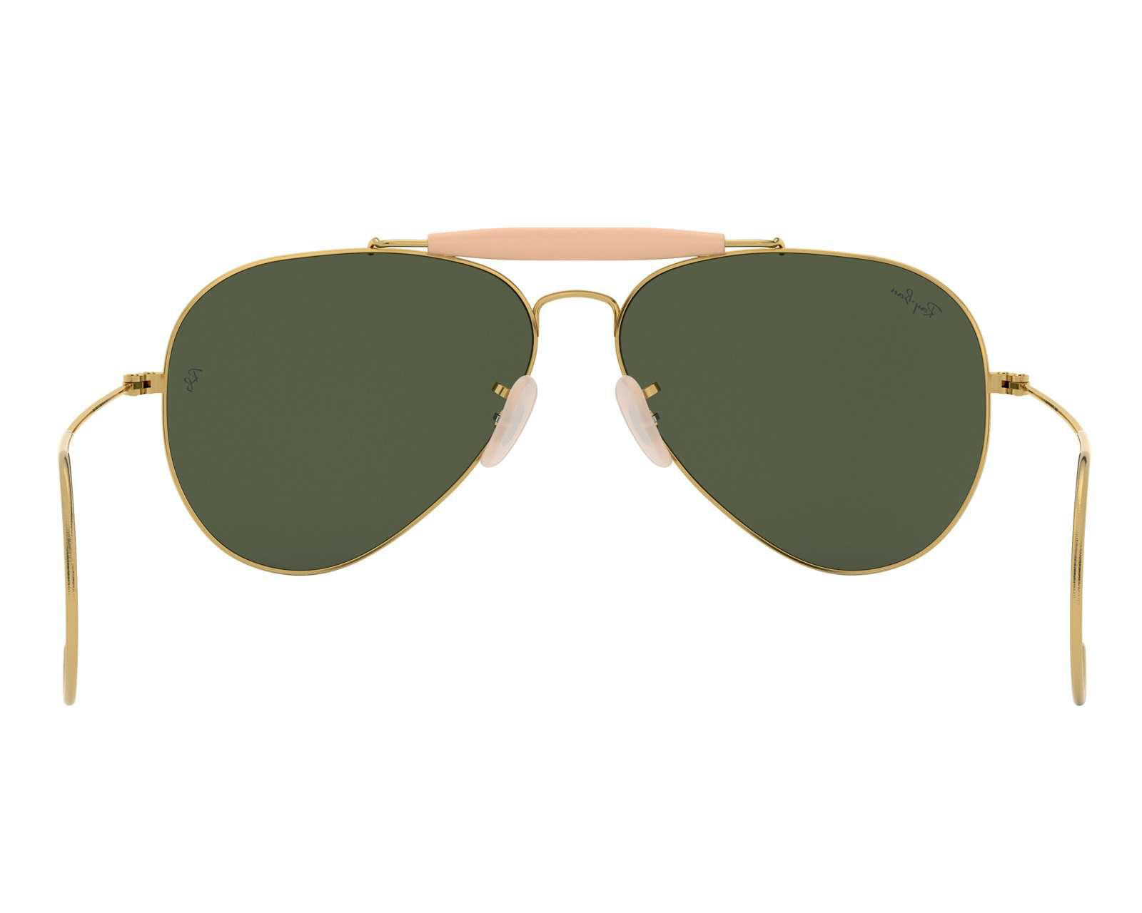 Foto 6 | Lentes de Sol Ray Ban Aviador color Dorado