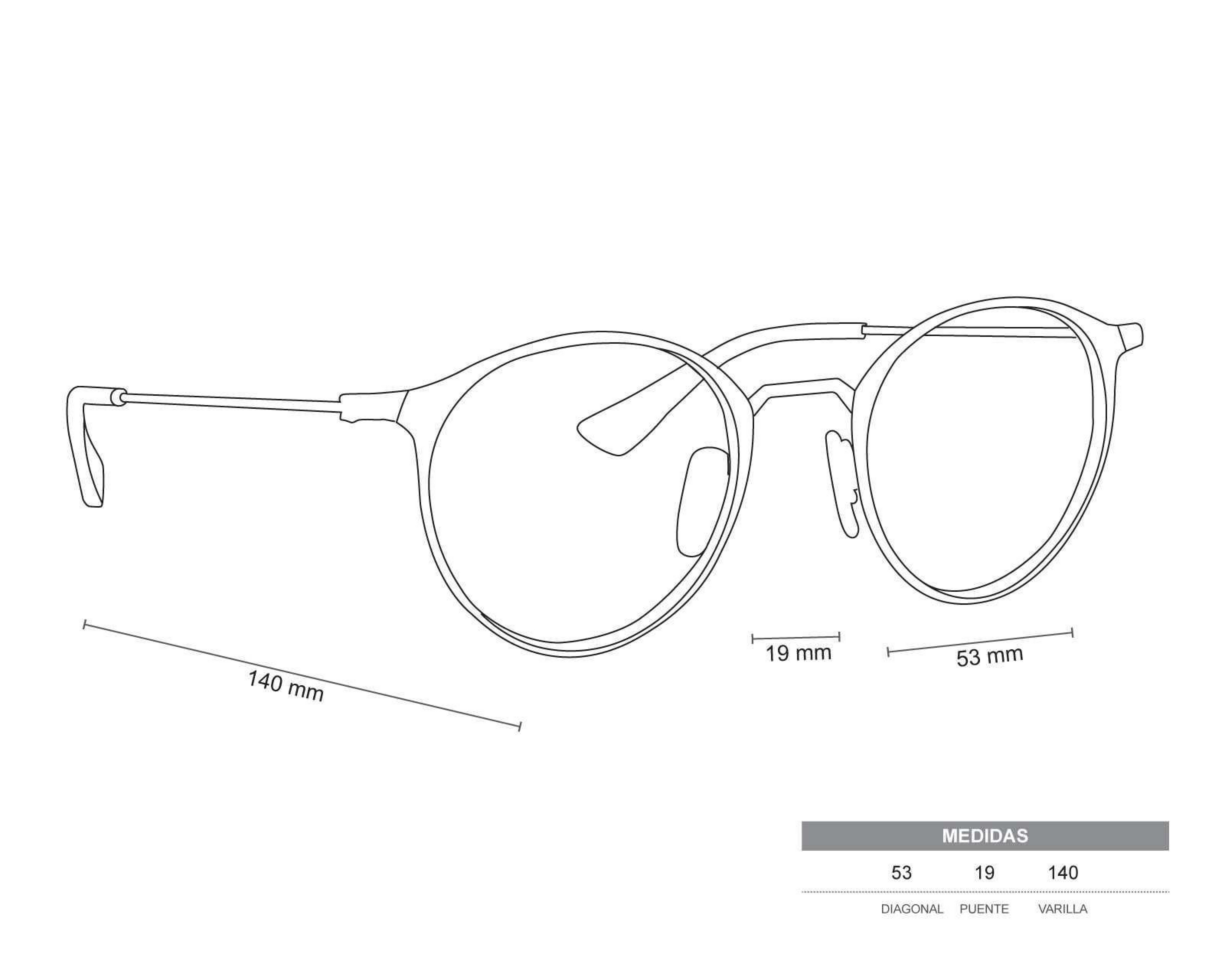 Foto 5 | Armazón Oftálmico Ray Ban Redondos Azules