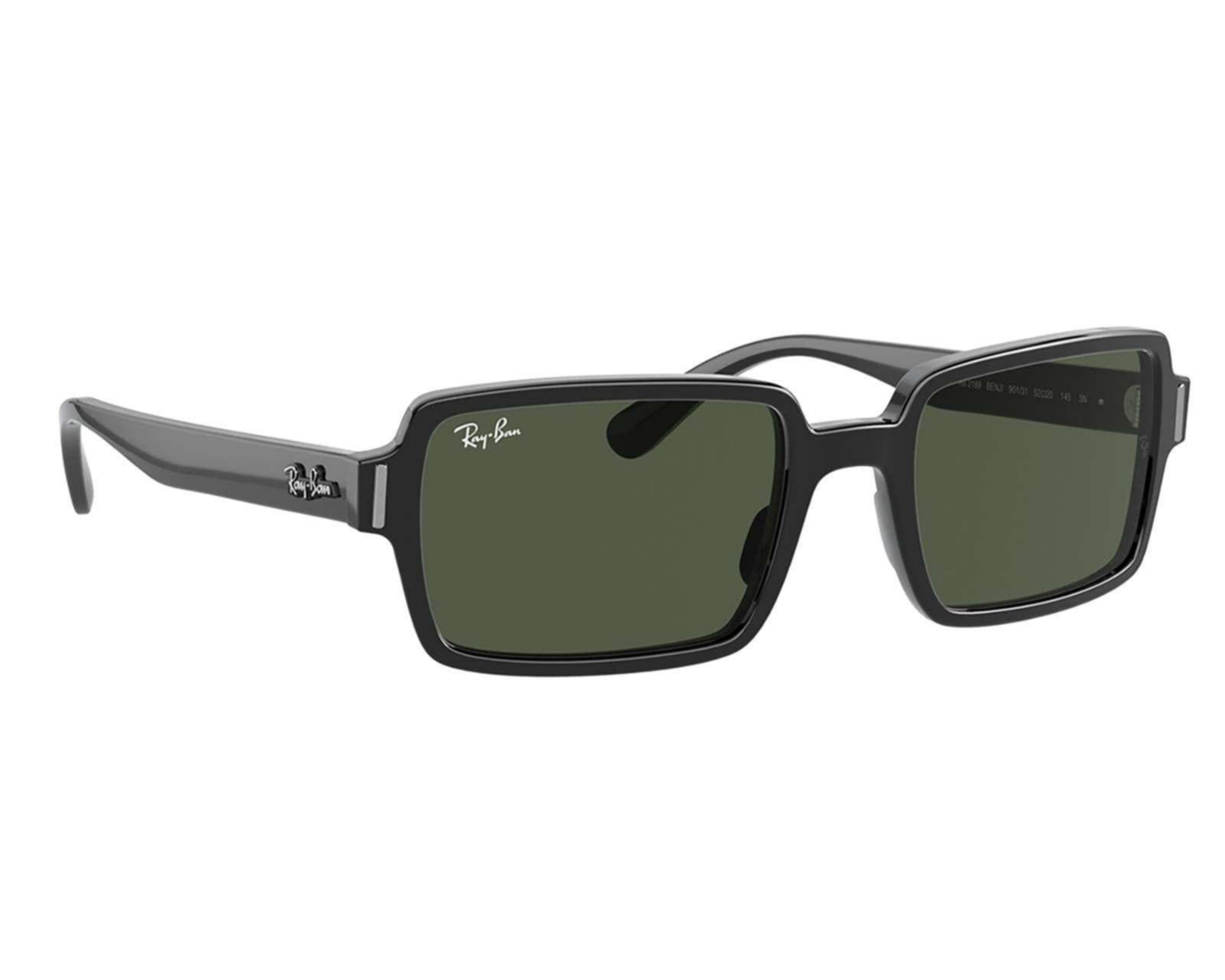 Foto 1 | Lentes de Sol Ray Ban Cuadrados Negro