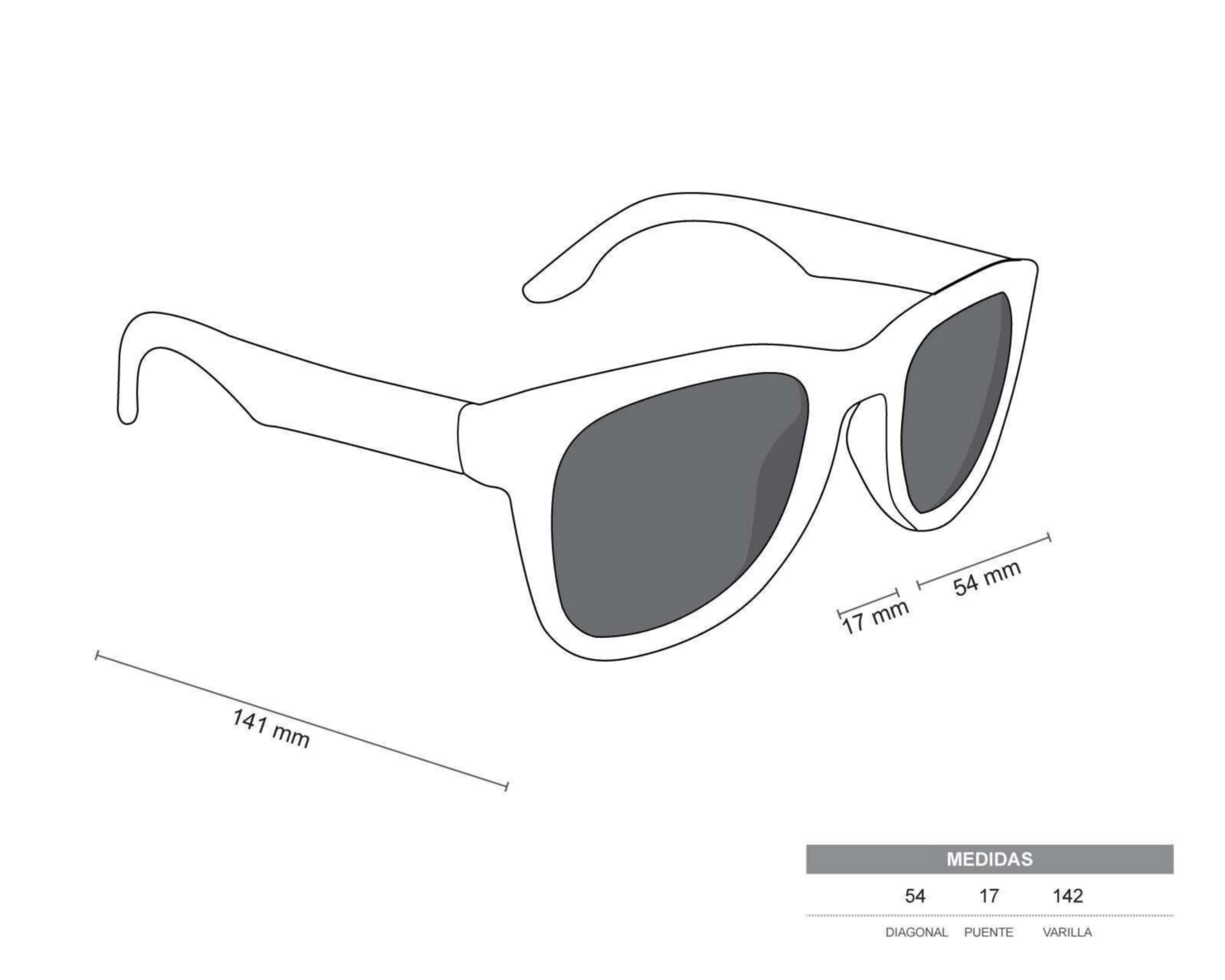 Foto 6 | Lentes de Sol Hawkers Cuadrados color Gris