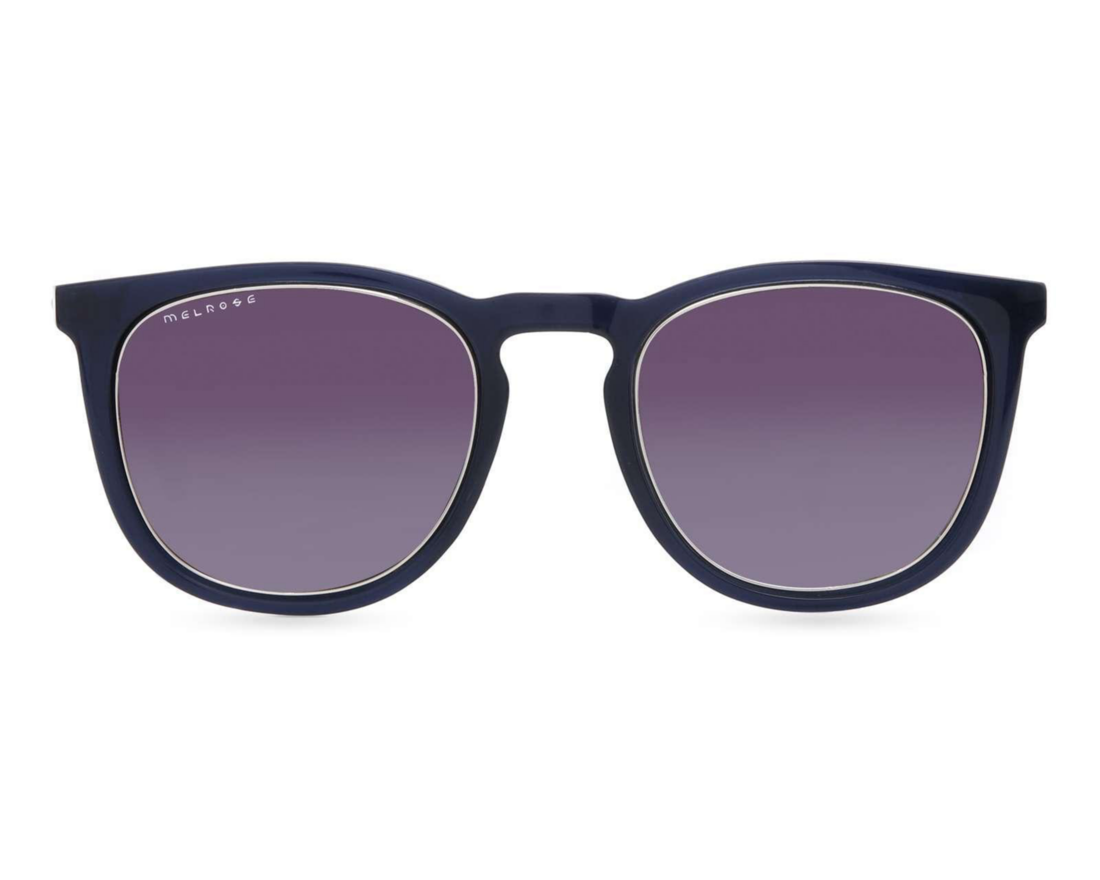 Foto 2 | Lentes de Sol Melrose Cuadrados Negros