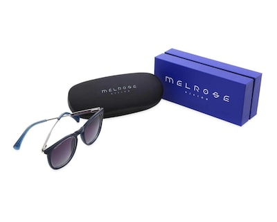 Foto 5 | Lentes de Sol Melrose Cuadrados Negros