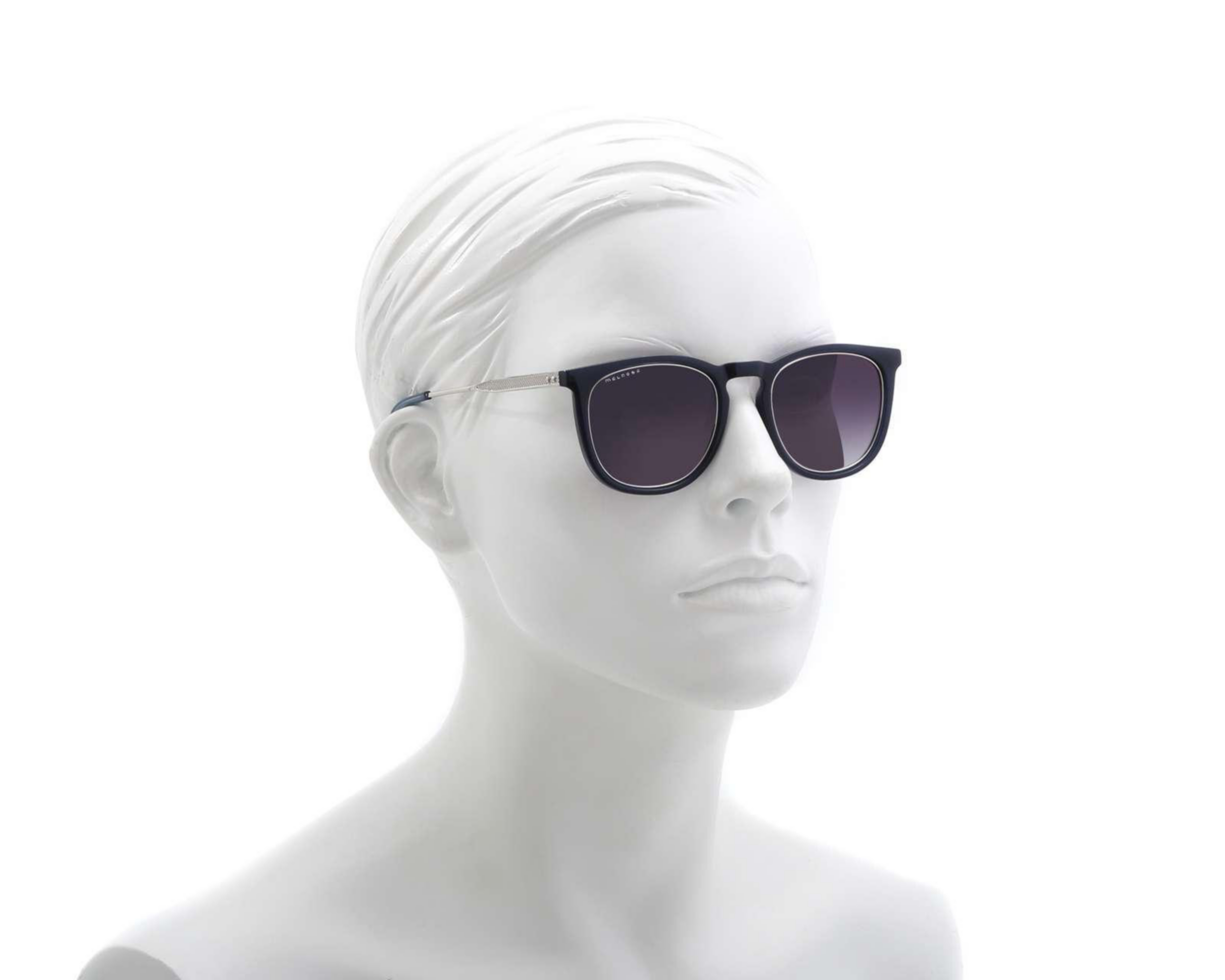 Foto 7 | Lentes de Sol Melrose Cuadrados Negros