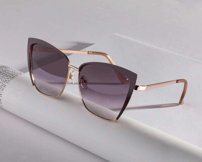 Foto 5 | Lentes de Sol Sofia Vergara Cat Eye Izabella Oro Rosado