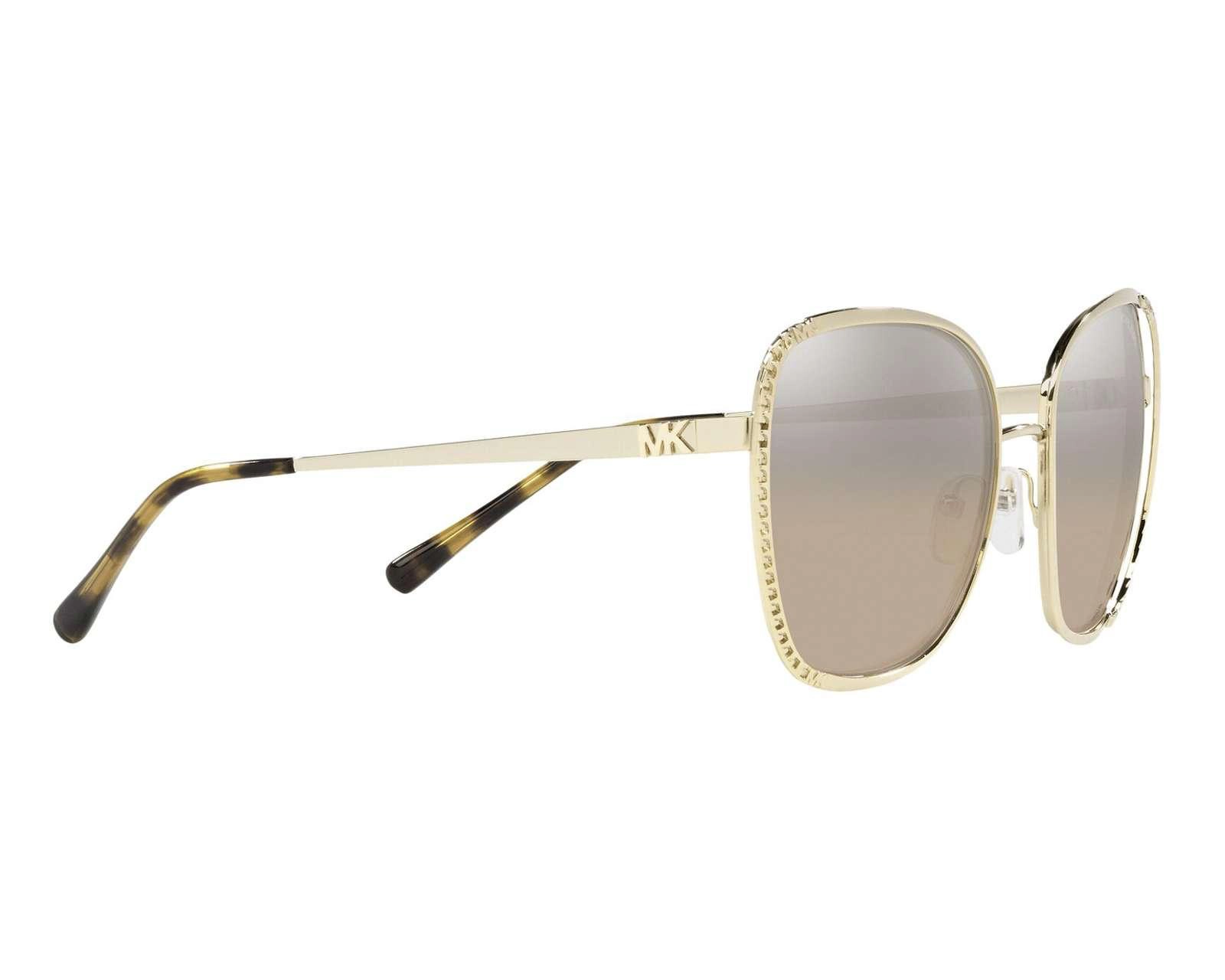 Foto 4 | Lentes de Sol Michael Kors Cuadrados Amsterdam Dorado