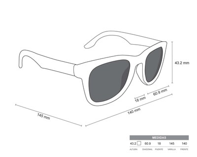 Foto 6 | Lentes de Sol Ray Ban Wayfarer Negros