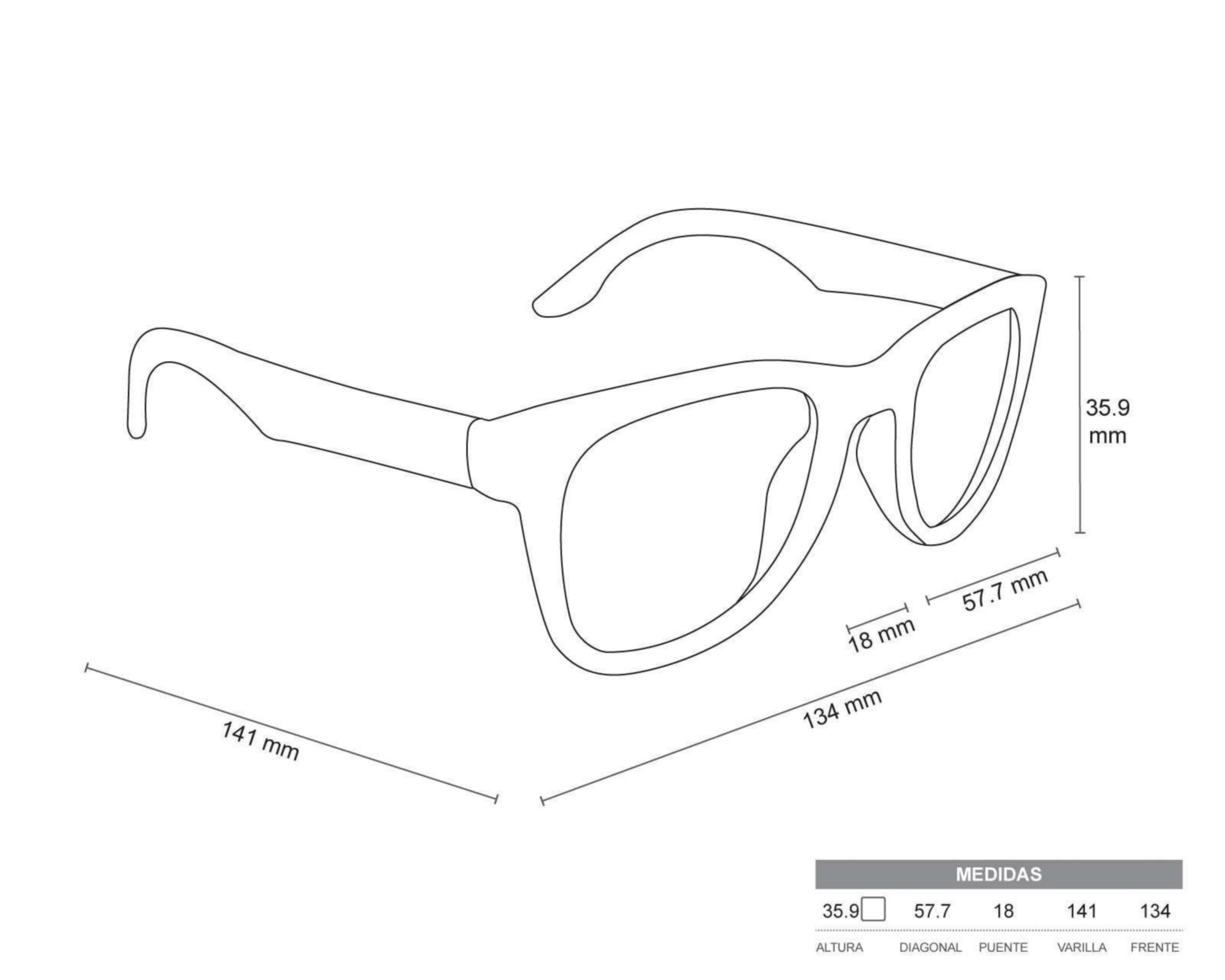 Foto 5 | Armazón Oftálmico Ray-Ban Wayfarer Azul