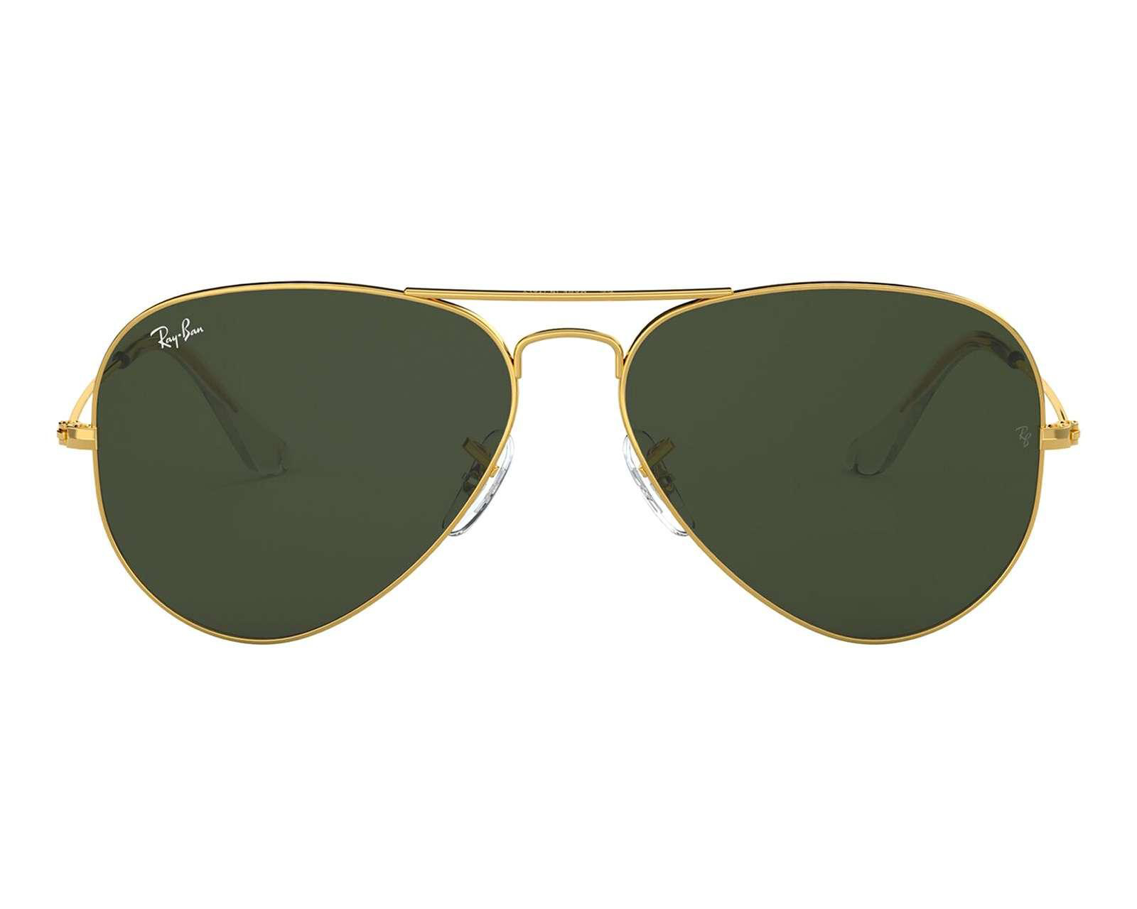 Foto 3 pulgar | Lentes de Sol Ray Ban Aviador Icons Dorados