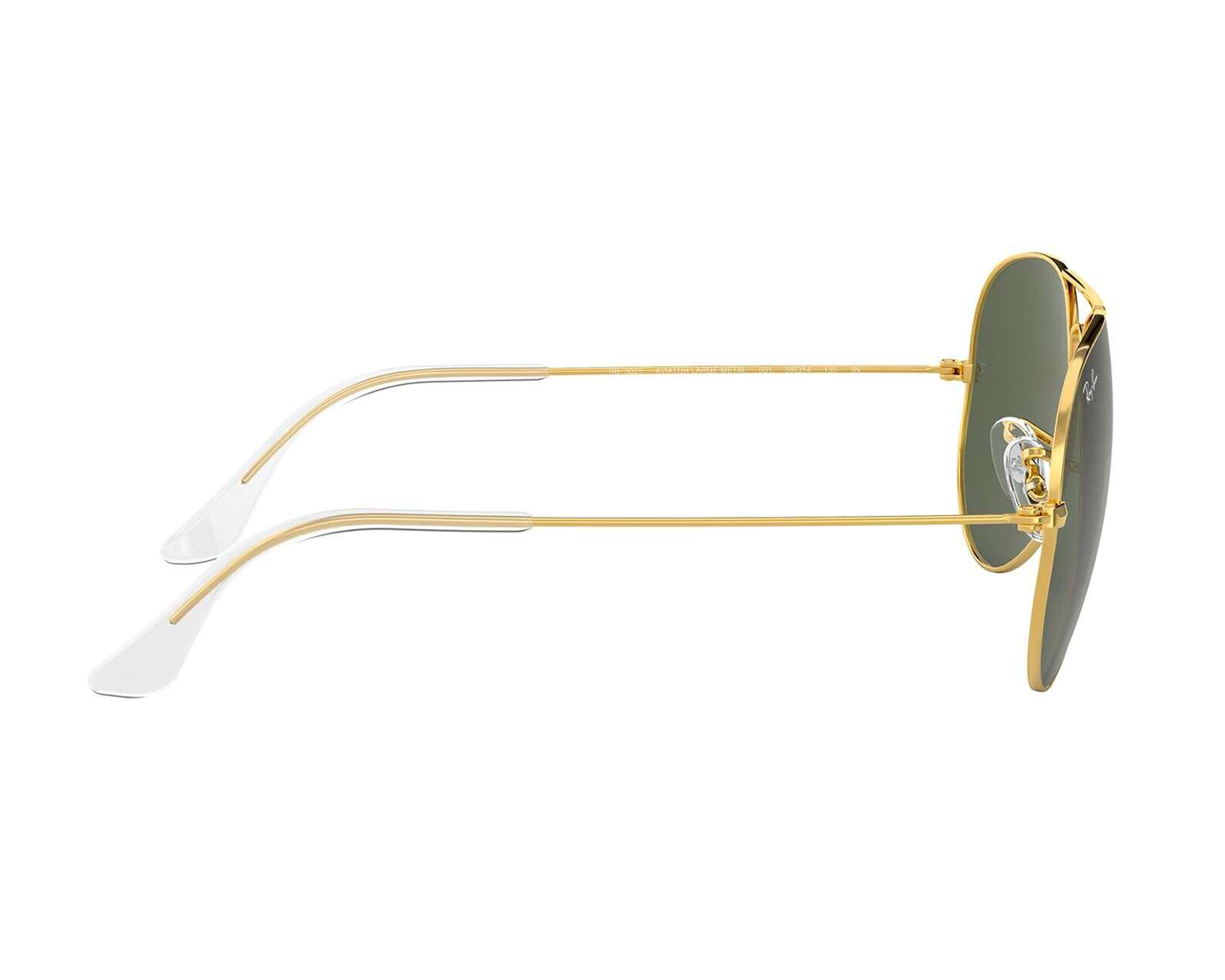 Foto 4 pulgar | Lentes de Sol Ray Ban Aviador Icons Dorados
