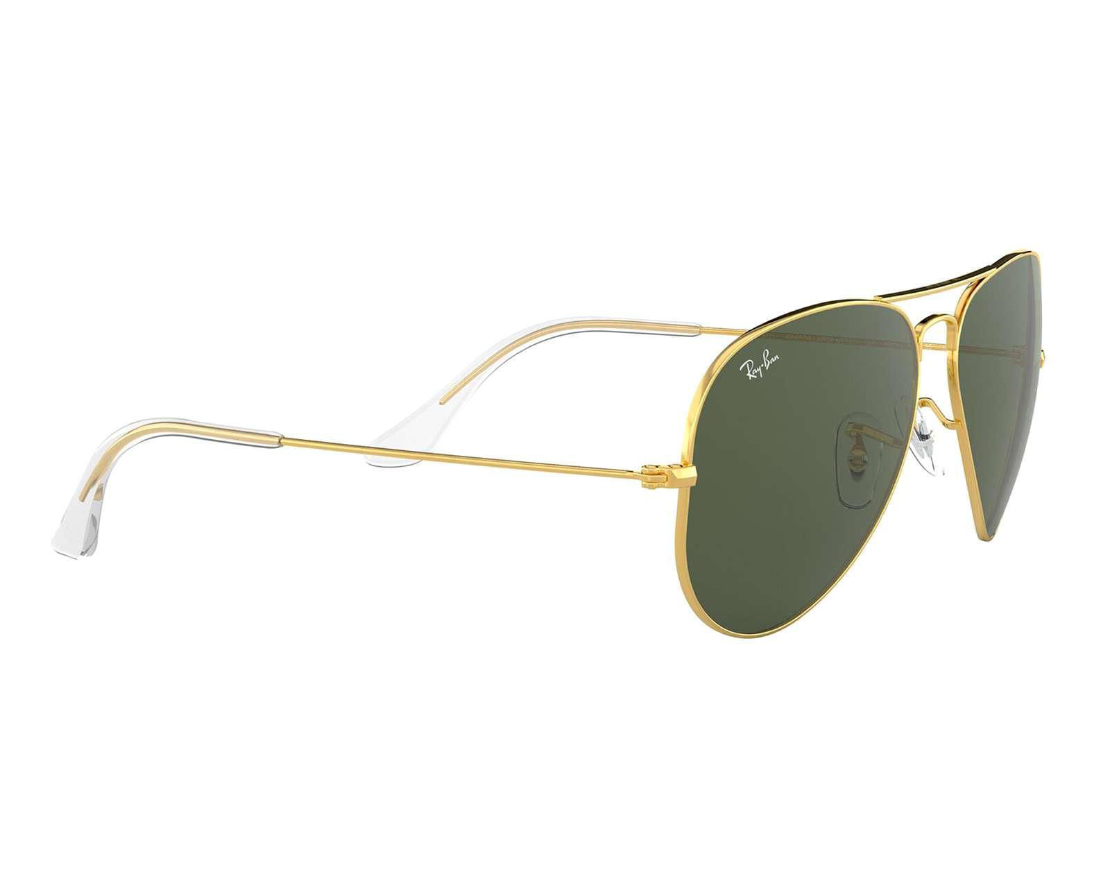 Foto 5 pulgar | Lentes de Sol Ray Ban Aviador Icons Dorados