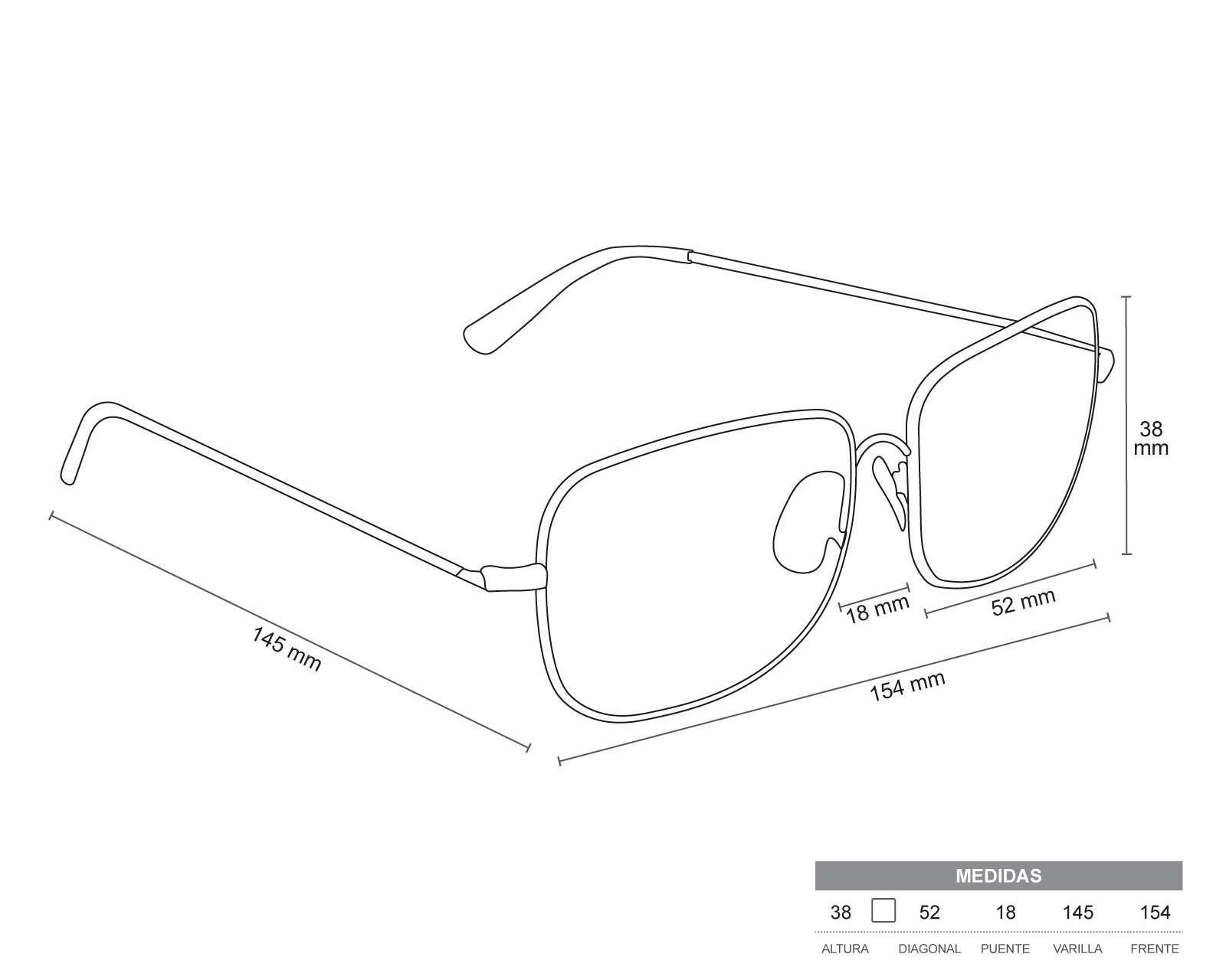 Foto 4 pulgar | Lentes Oftálmicos Kypers Cuadrados Negro