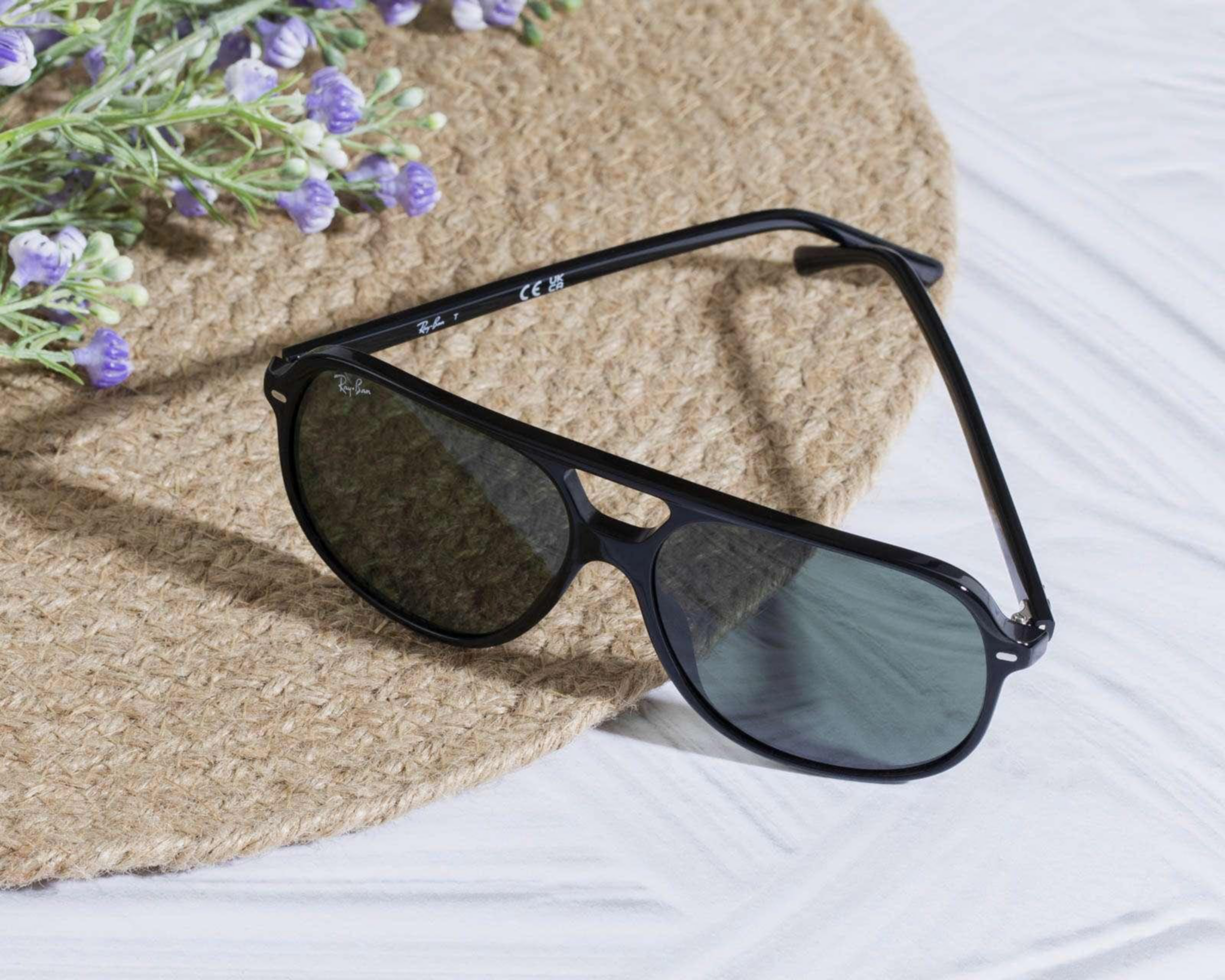 Foto 5 | Lente de Sol Ray Ban Cuadrado Evolution Bill Negro