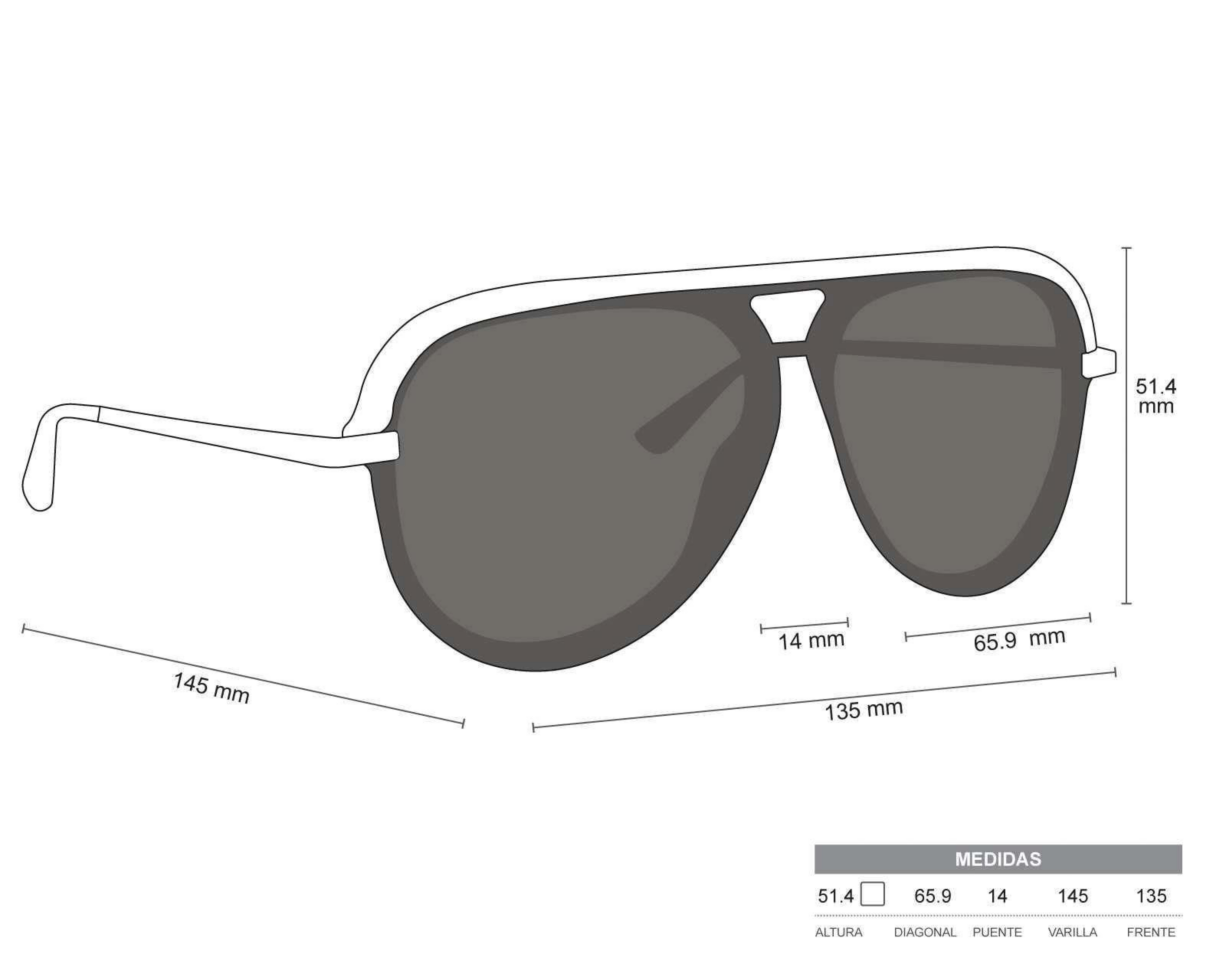 Foto 7 pulgar | Lente de Sol Ray Ban Cuadrado Evolution Bill Negro