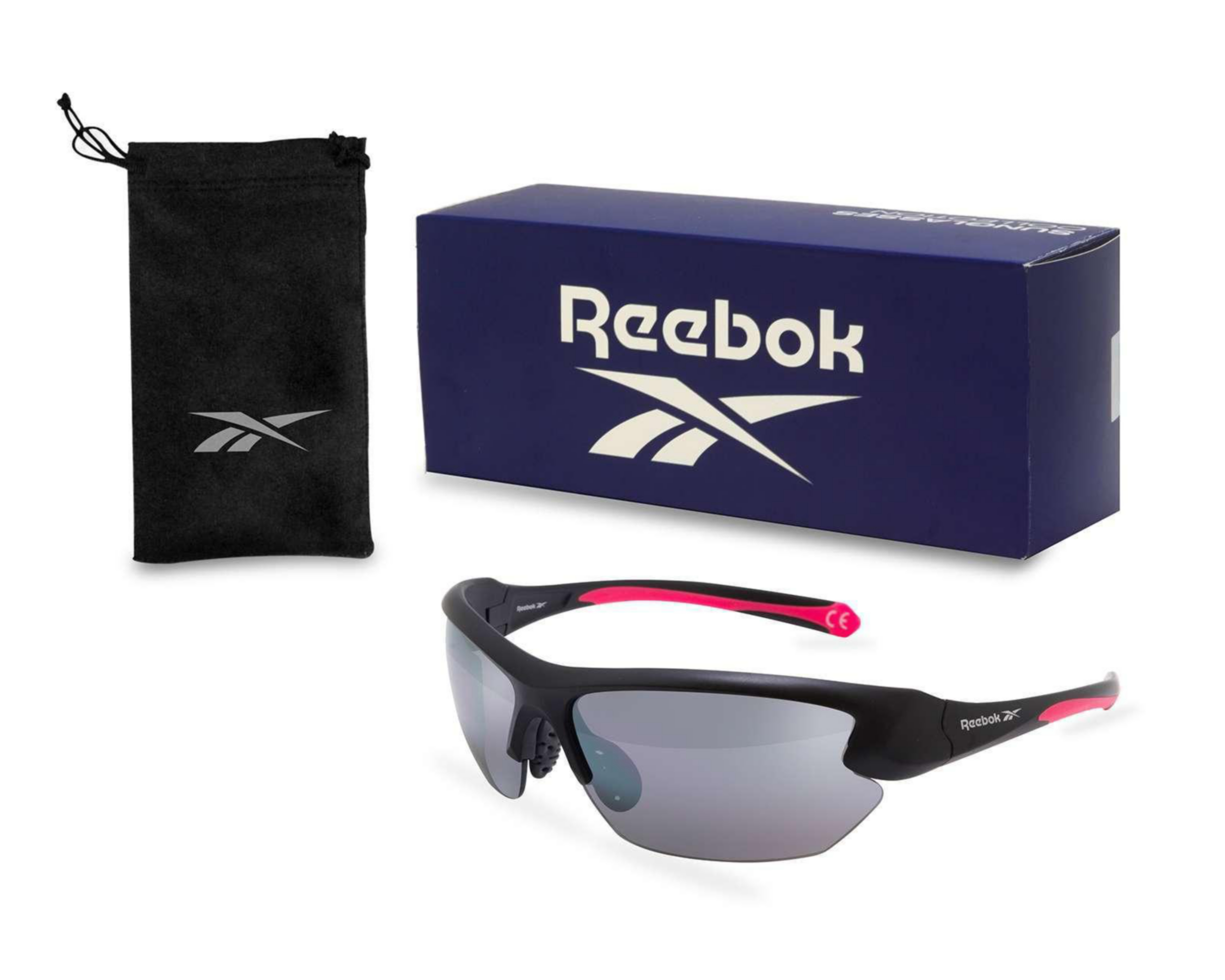 Foto 6 pulgar | Lentes de Sol Reebok Deportivo Negro