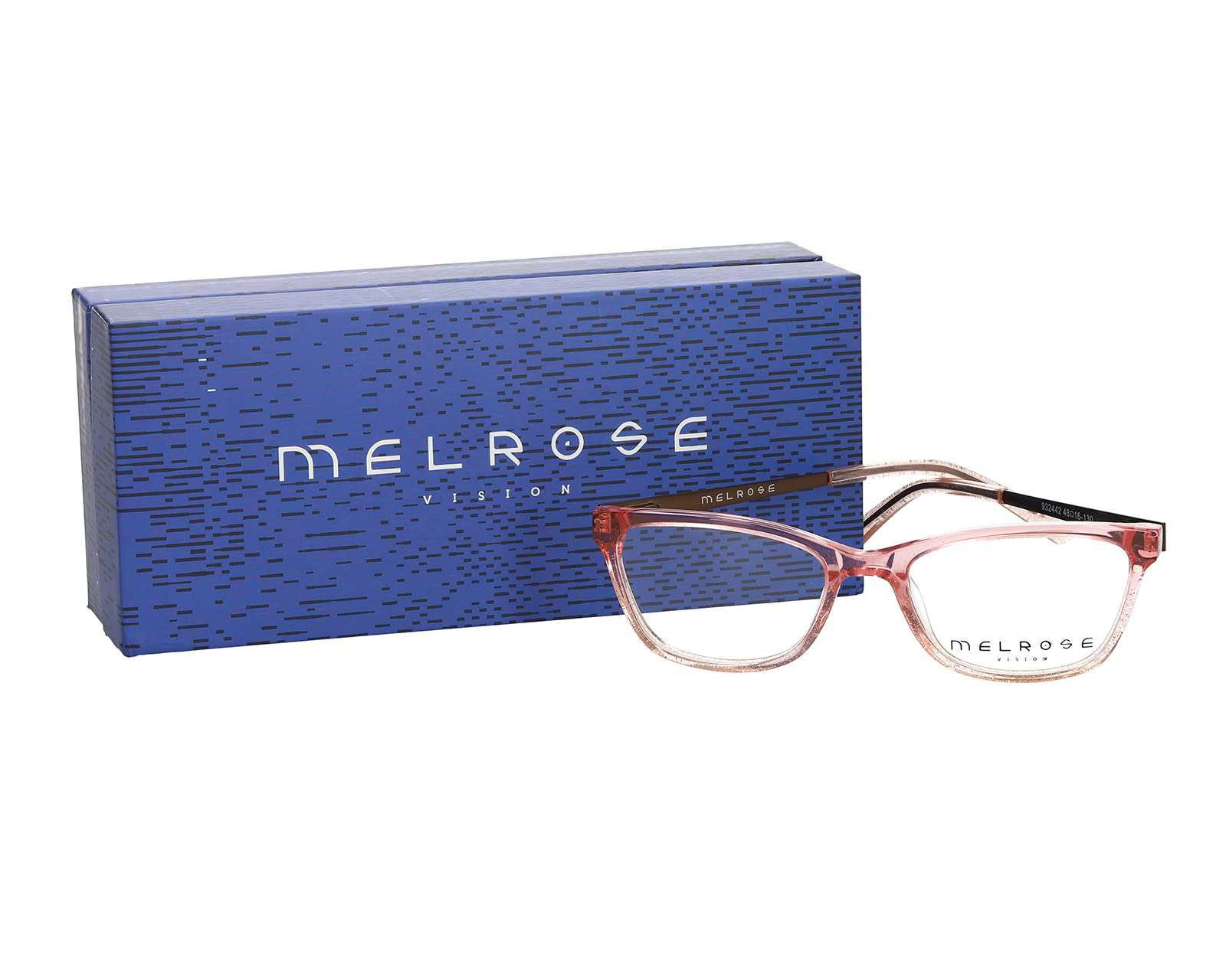 Foto 6 pulgar | Lentes Melrose Rectangular Rosa