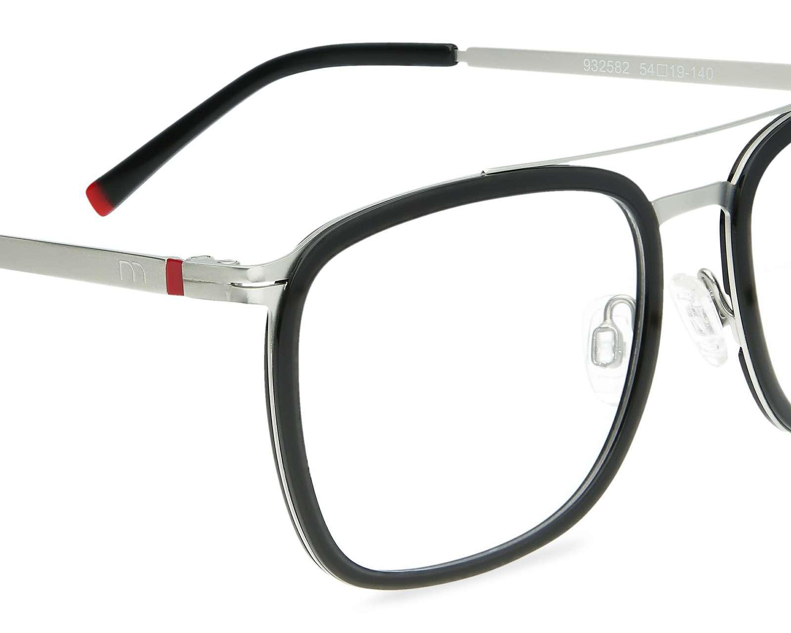 Foto 5 pulgar | Armazón Oftálmico Melrose Rectangular Negro