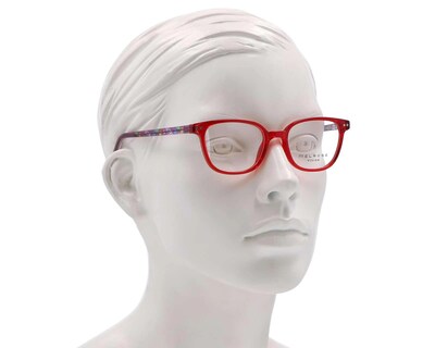 Foto 6 | Armazón Oftálmico Melrose Wayfarer Rojo