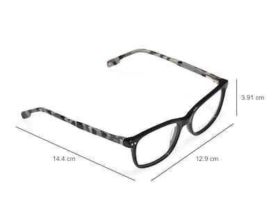 Foto 6 | Armazón Oftálmico para Hombre Melrose Wayfarer Negros