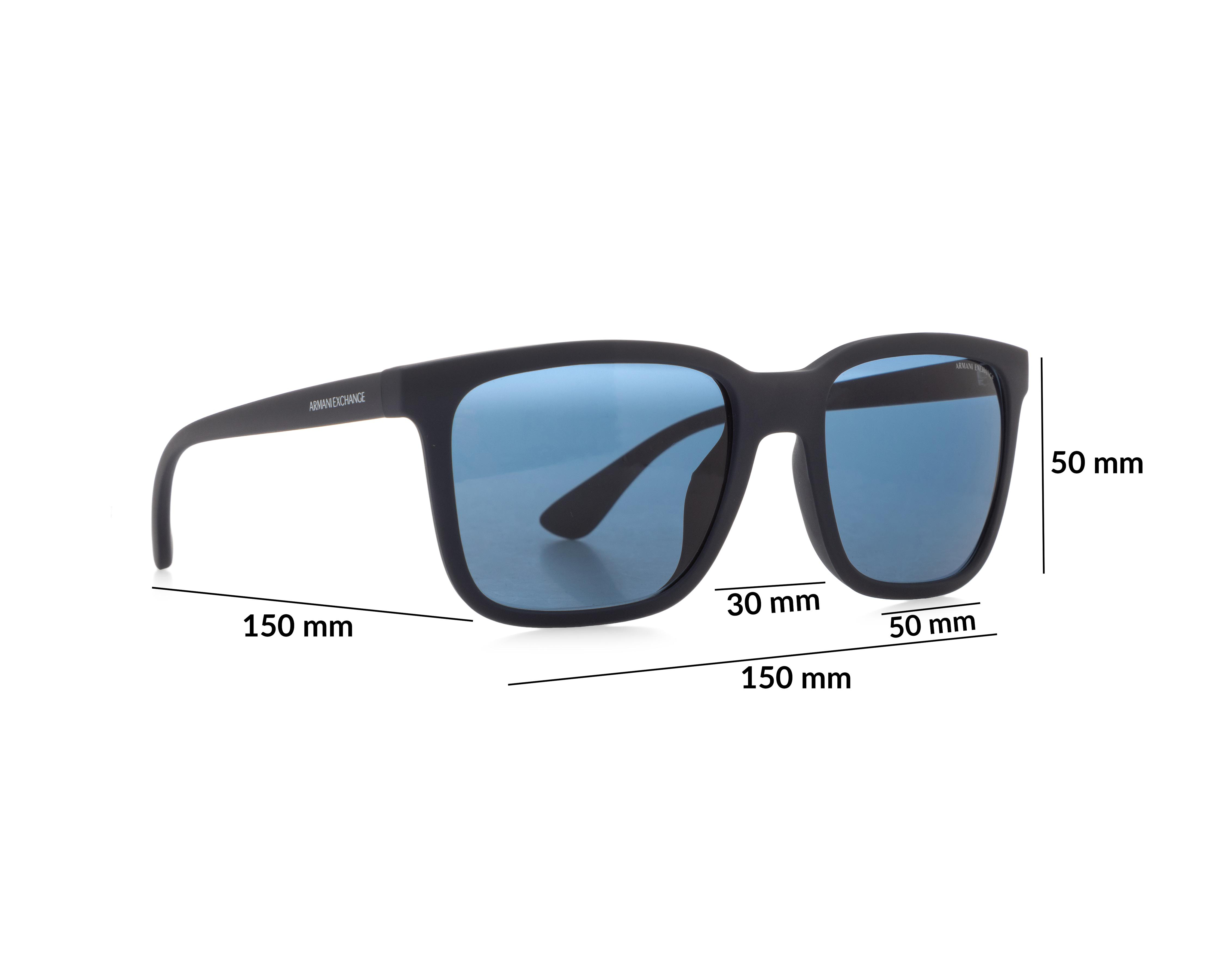 Foto 9 pulgar | Lentes de Sol Armani Exchange Wayfarer 0AX4112SU 818180 Negros