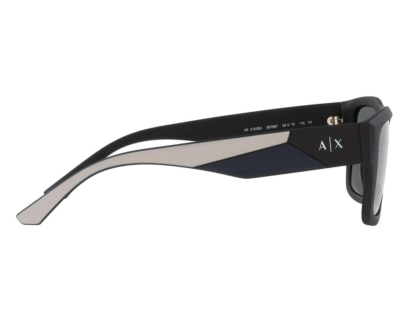 Foto 4 pulgar | Lentes de Sol Wayfarer Armani Exchange 0AX4122S 82946Q Negro