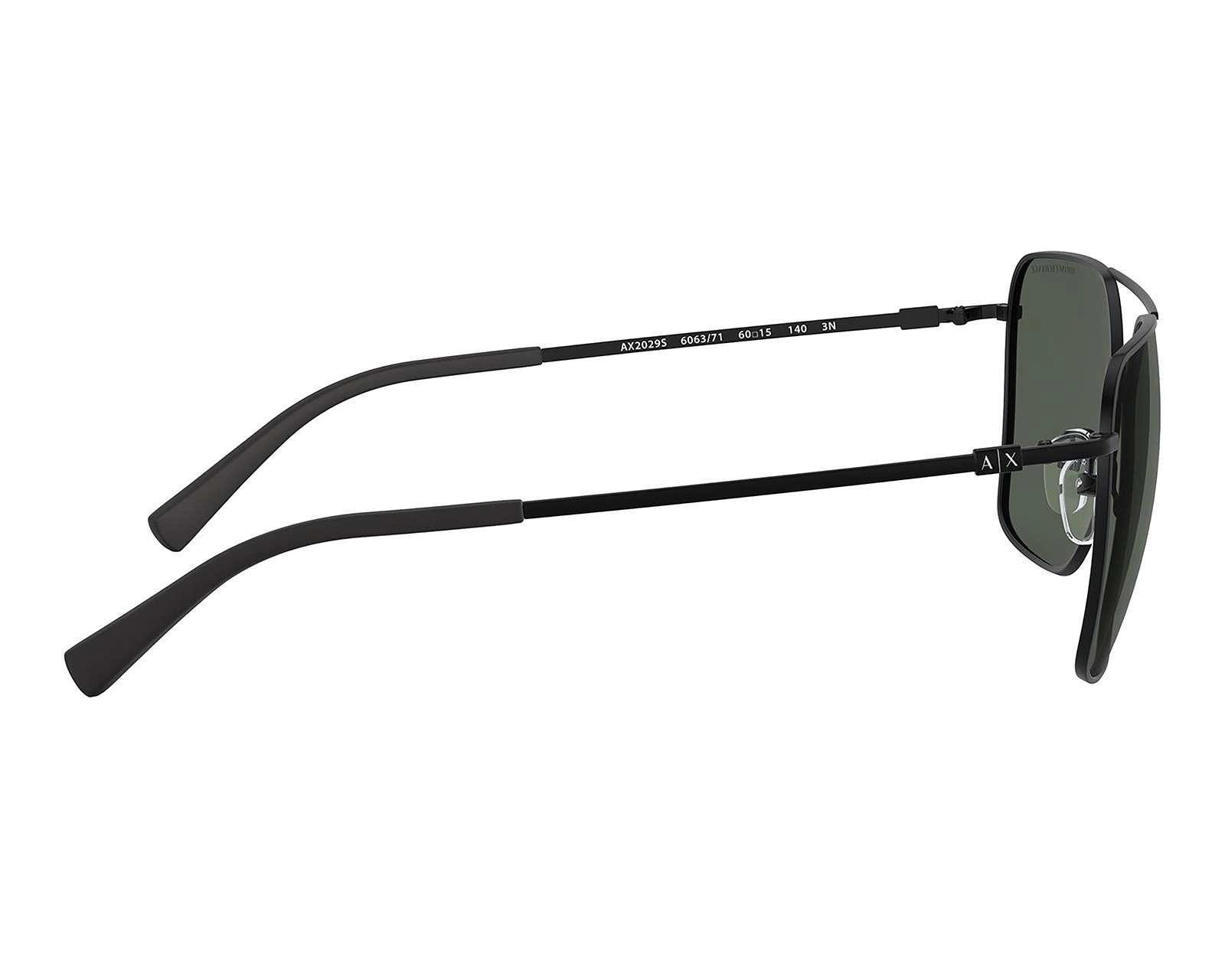 Foto 4 pulgar | Lentes de Sol Armani Exchange Aviador Negros