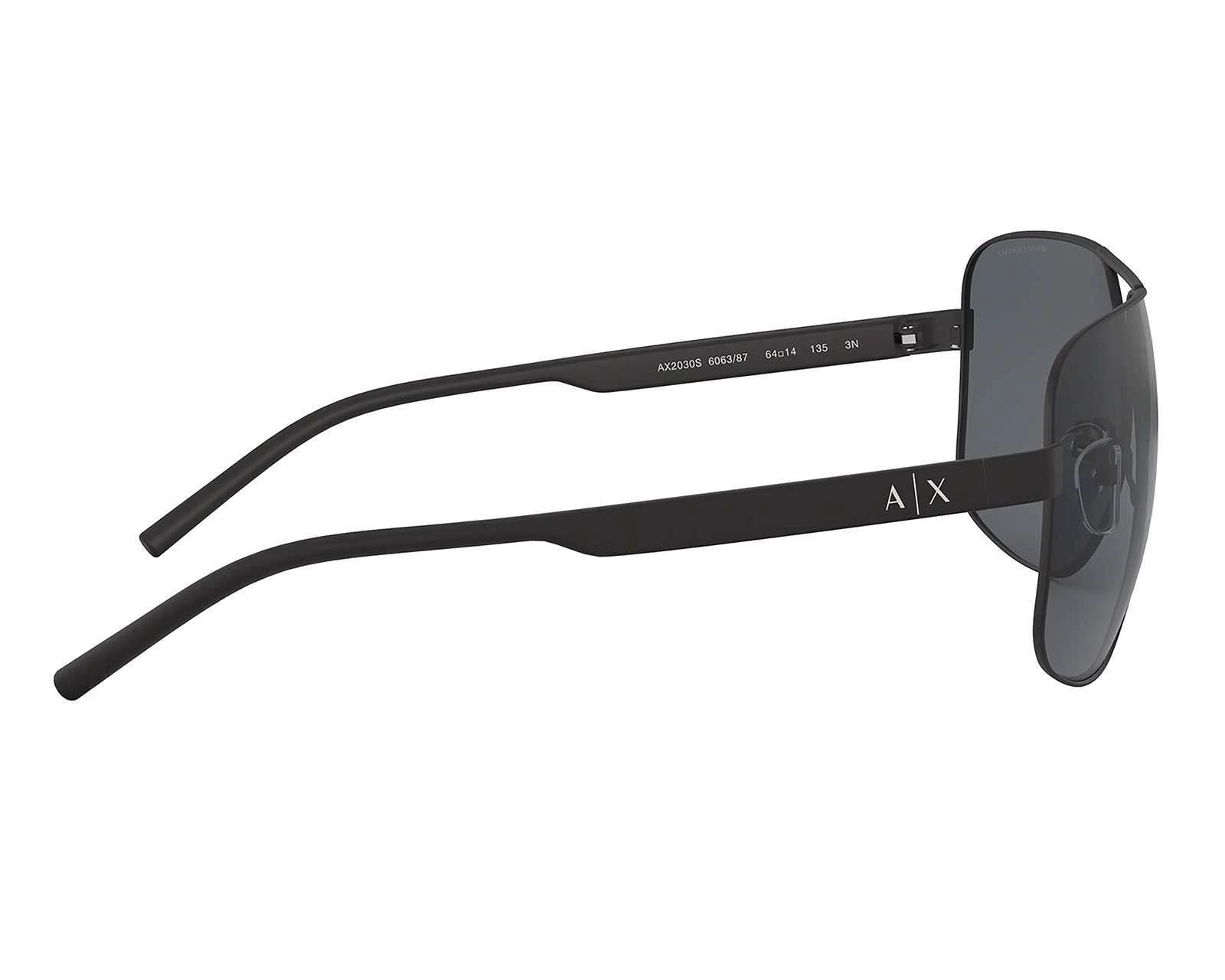 Foto 4 pulgar | Lentes de Sol Armani Exchange Aviador Negros