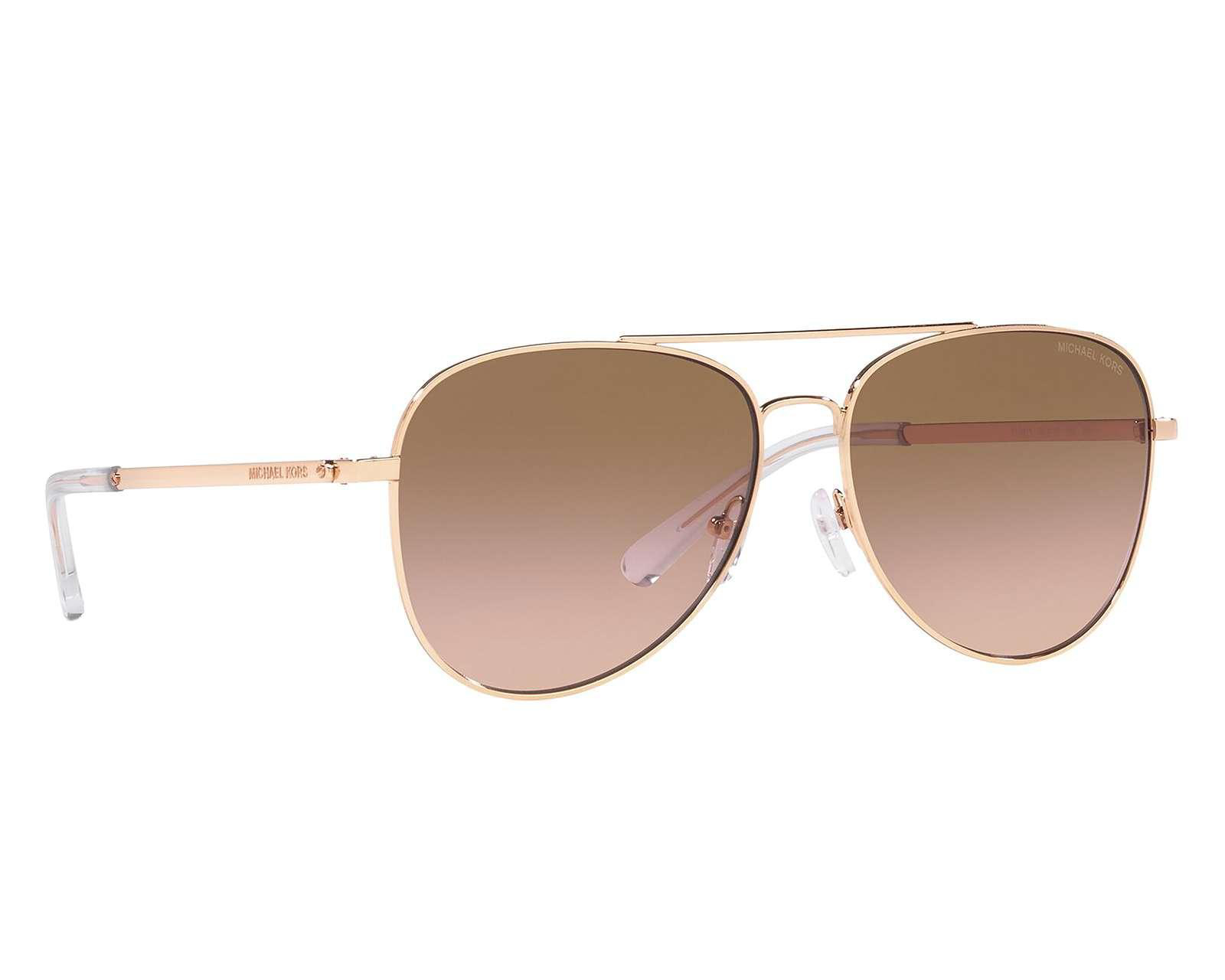 Lentes de Sol Michael Kors Aviador Oro Rosado