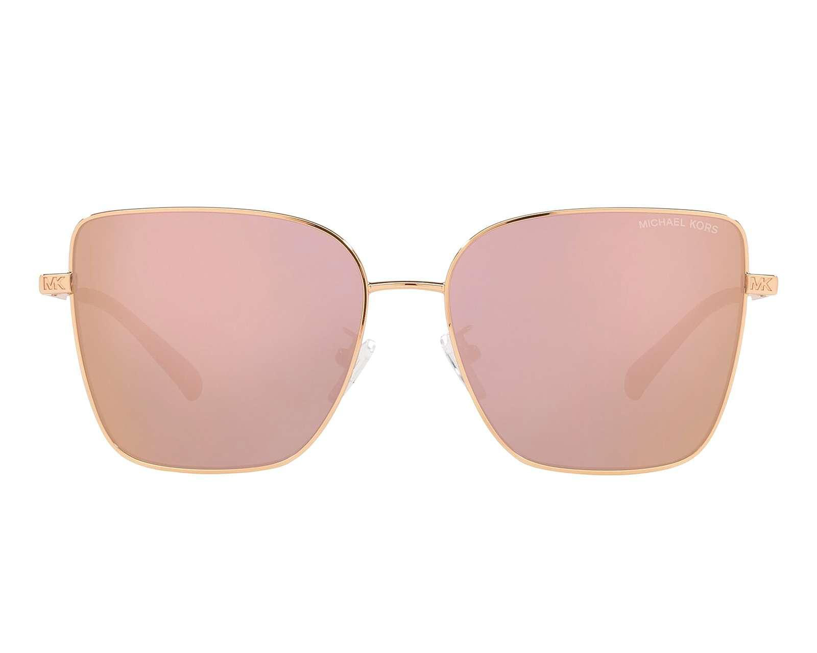 Foto 3 pulgar | Lentes de Sol Michael Kors Cuadrados Oro Rosa