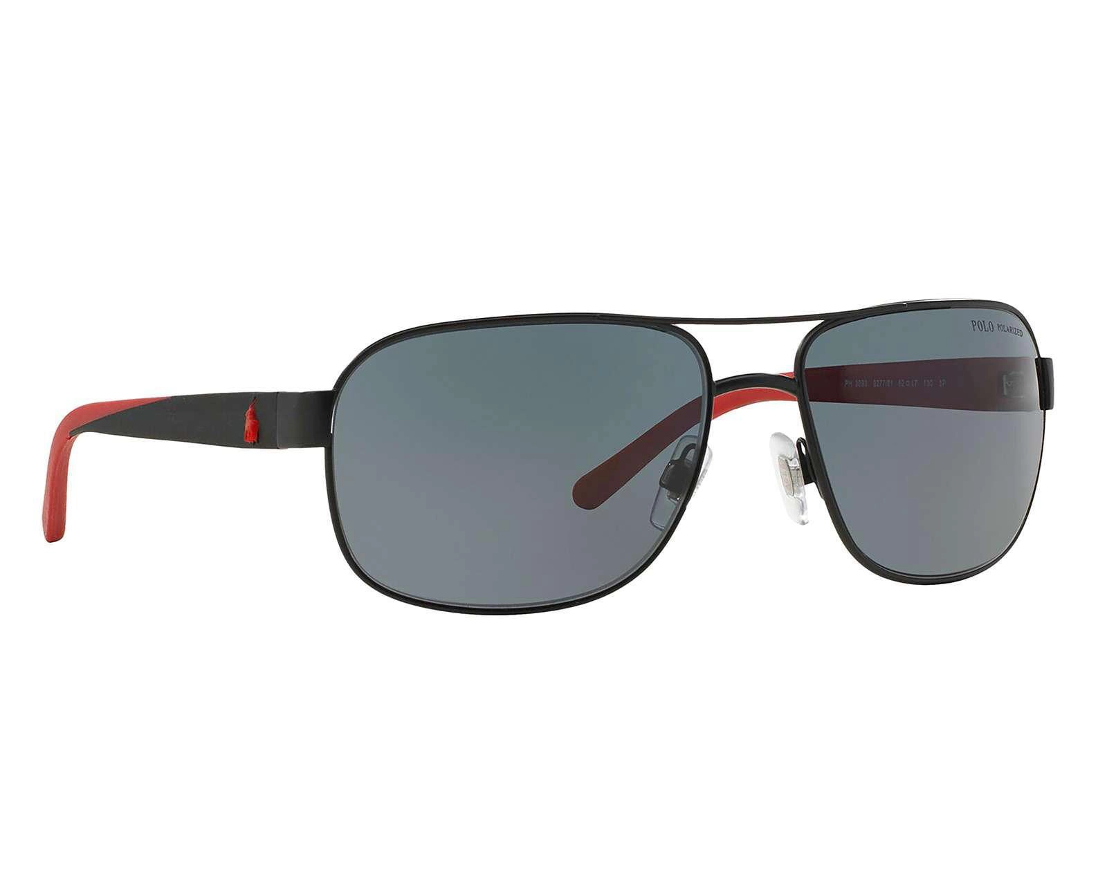 Lentes de Sol Polo Aviador Negro