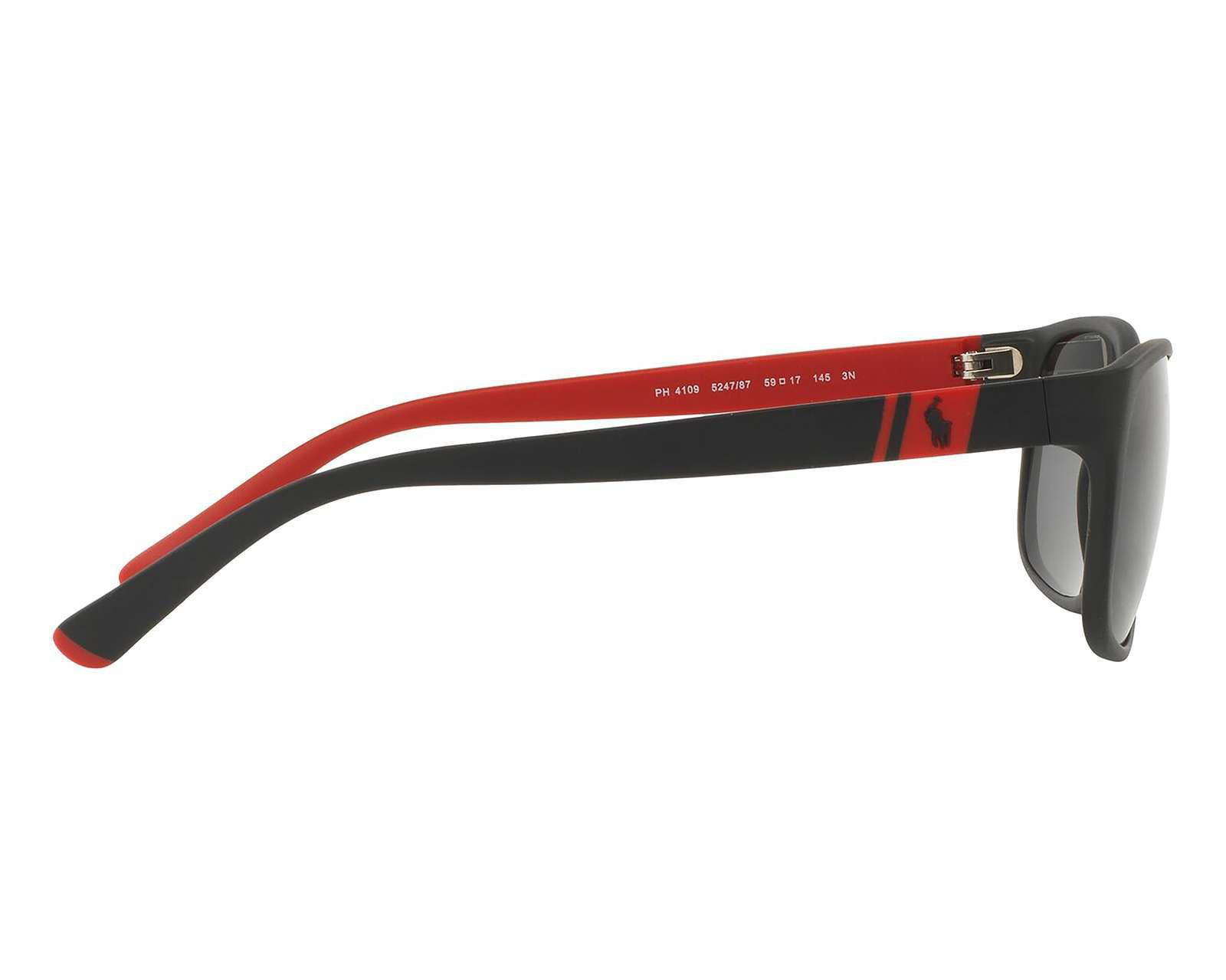 Foto 4 pulgar | Lentes de Sol Polo Wayfarer Negro