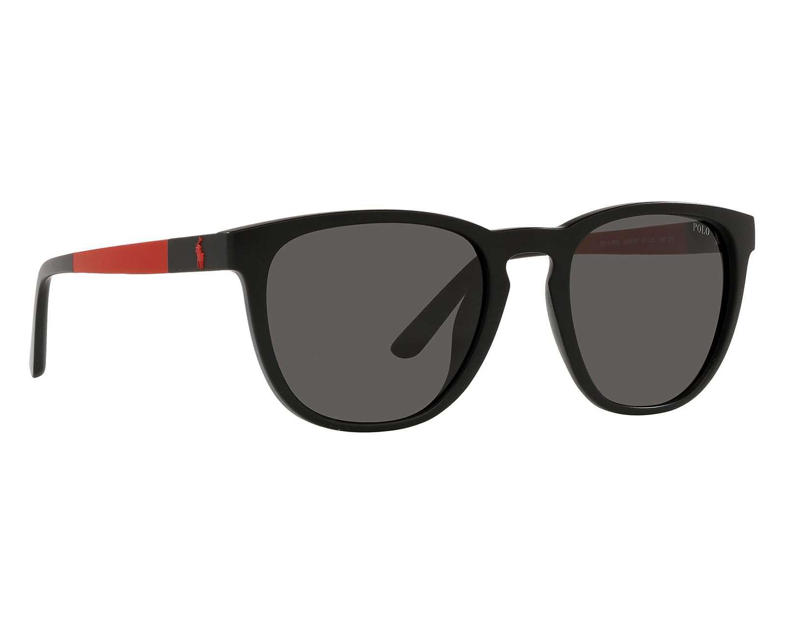Foto 1 | Lentes de Sol Polo Rectangulares 0PH4182U 528487 Negro/Rojo
