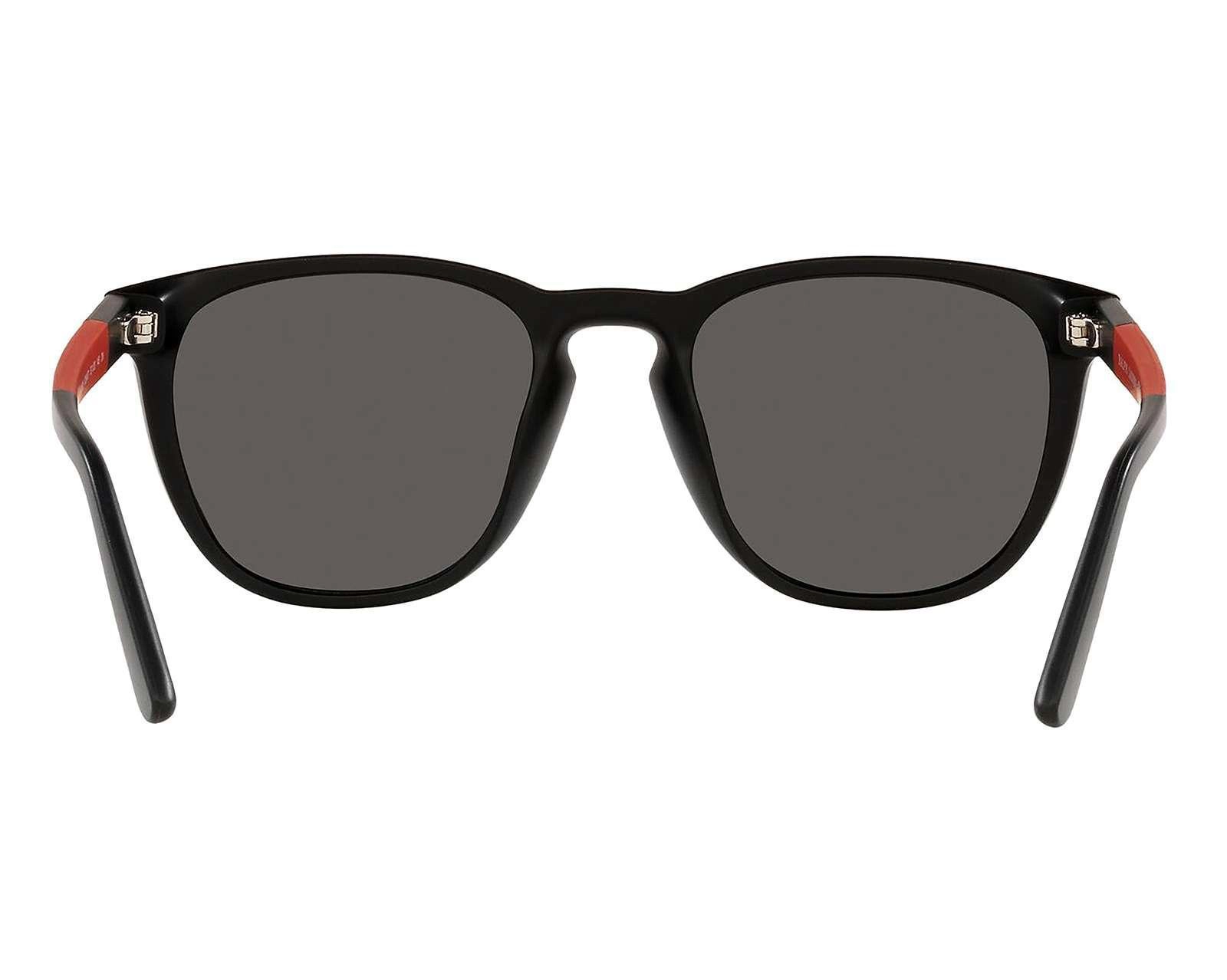 Foto 5 pulgar | Lentes de Sol Polo Rectangulares 0PH4182U 528487 Negro/Rojo