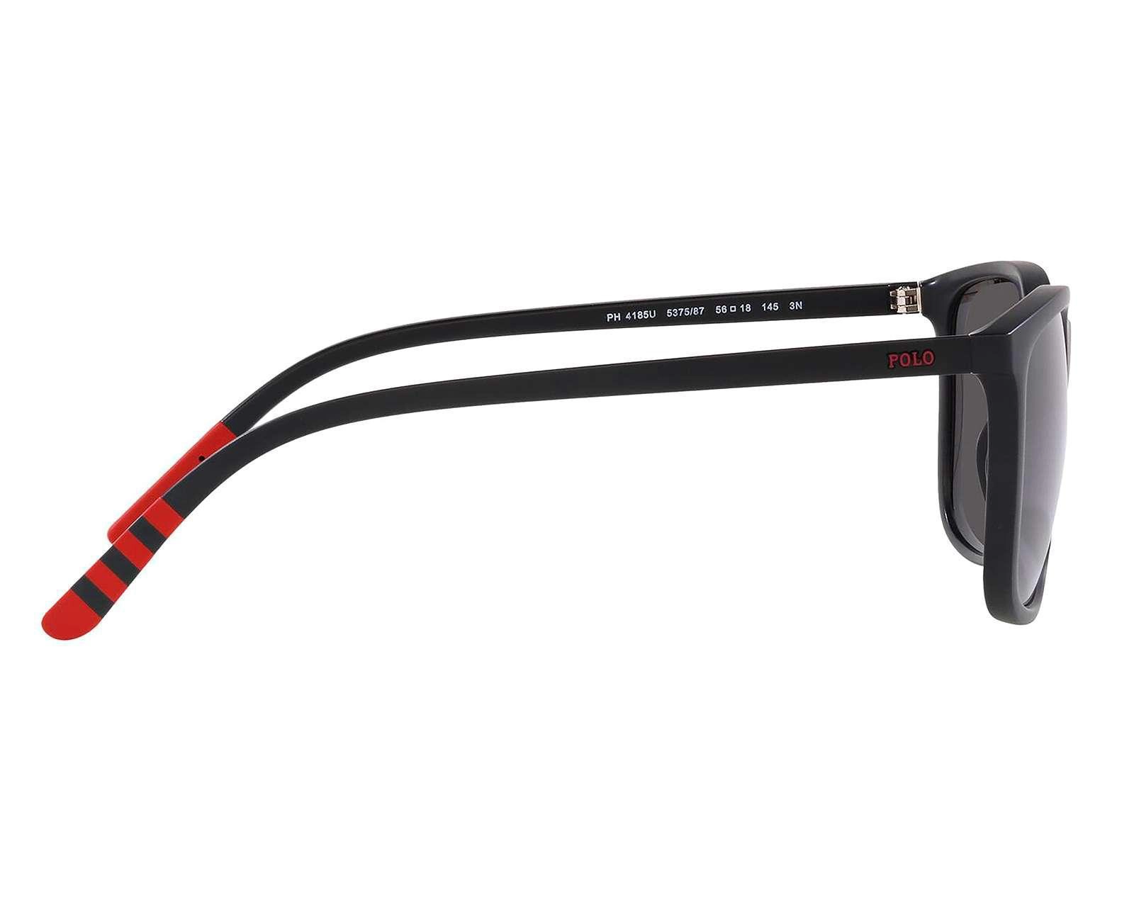Foto 4 pulgar | Lentes de Sol Polo Rectangulares 0PH4185U 537587 Negros