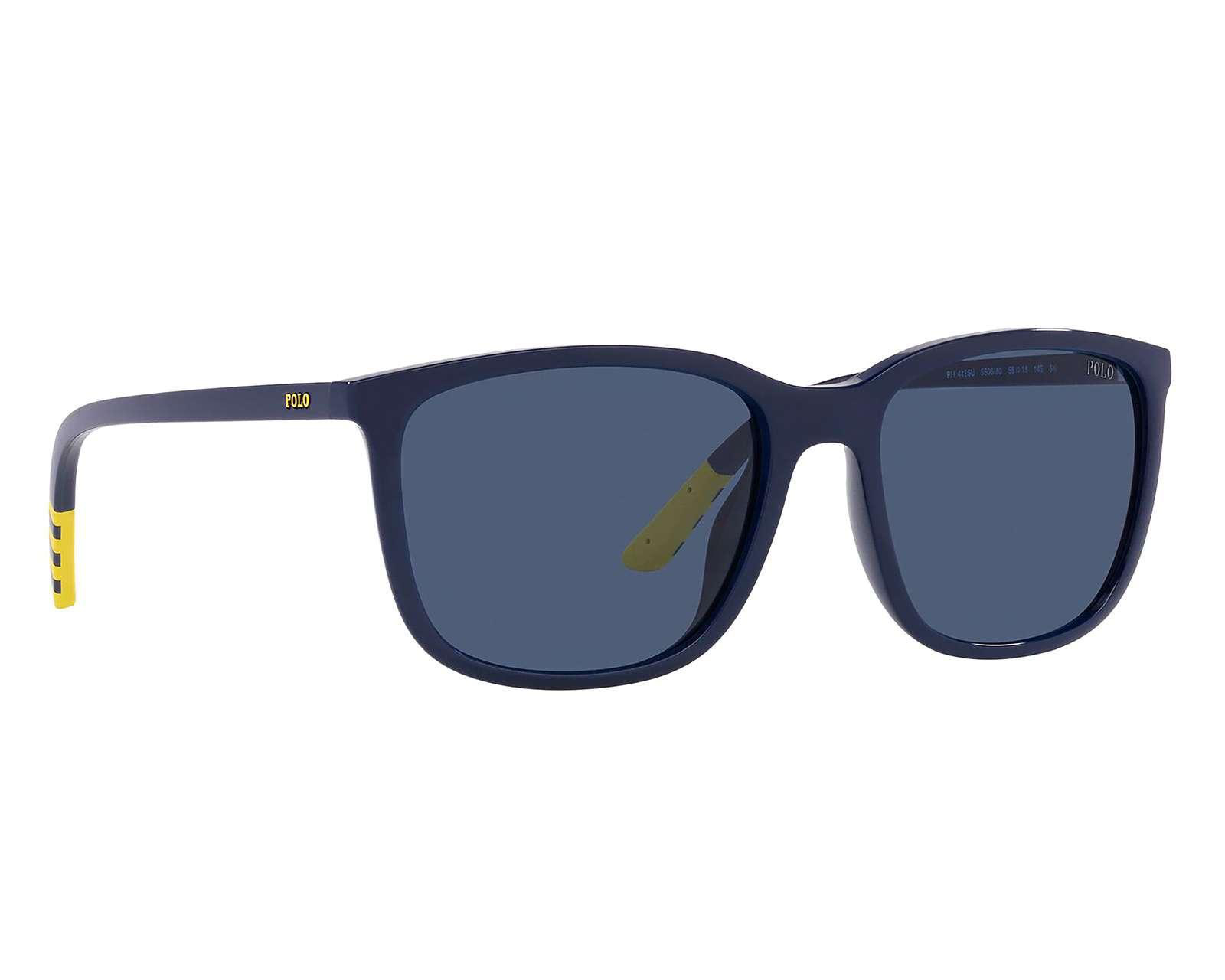 Foto 1 | Lentes de Sol Polo Rectangulares Azul