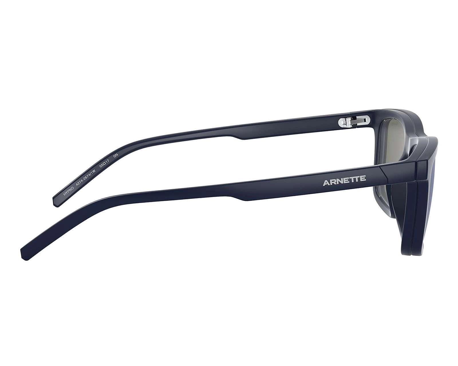 Foto 3 | Lentes de Sol Arnette Rectangular Negro