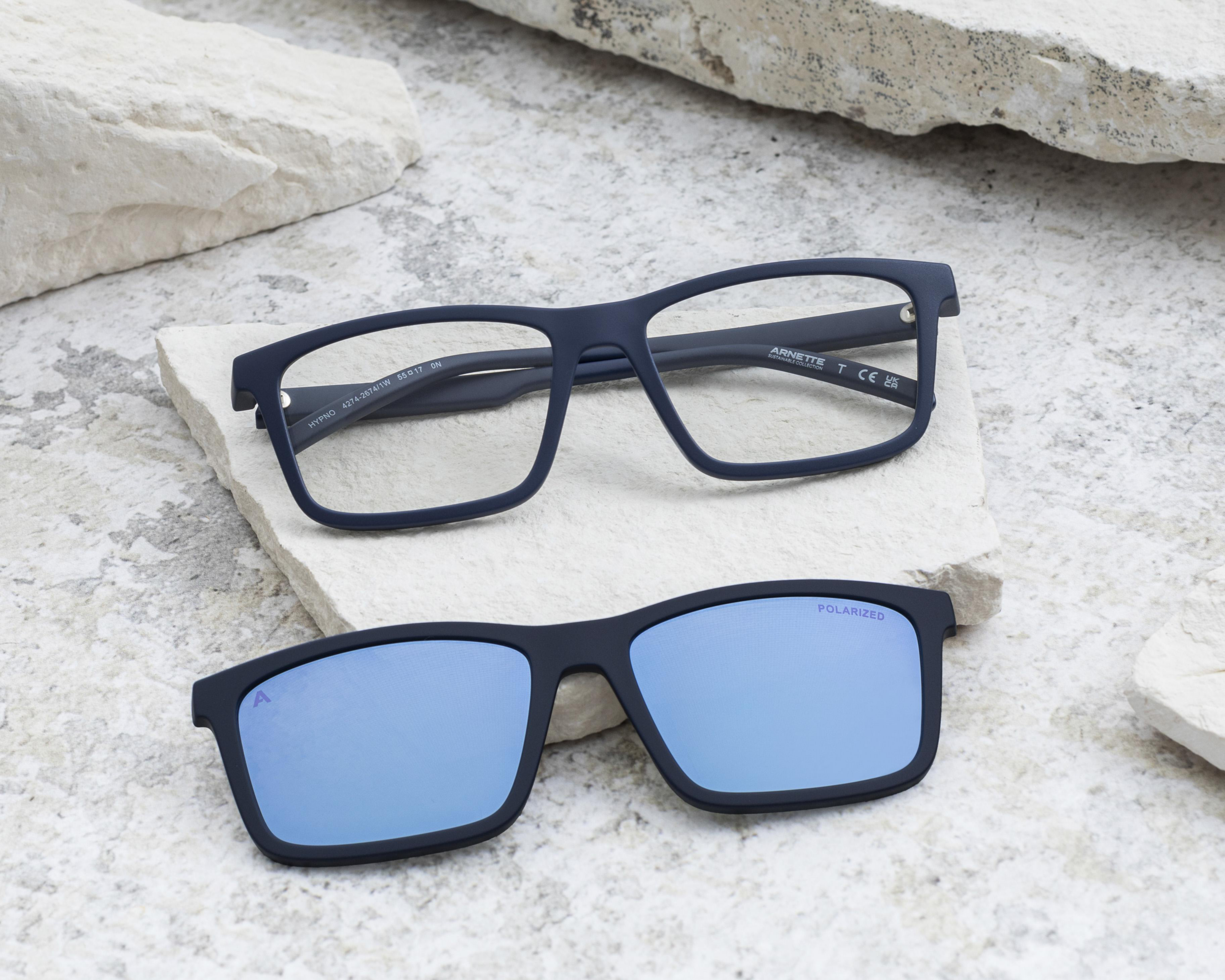 Foto 6 pulgar | Lentes de Sol para Hombre Arnette Rectangulares Negros