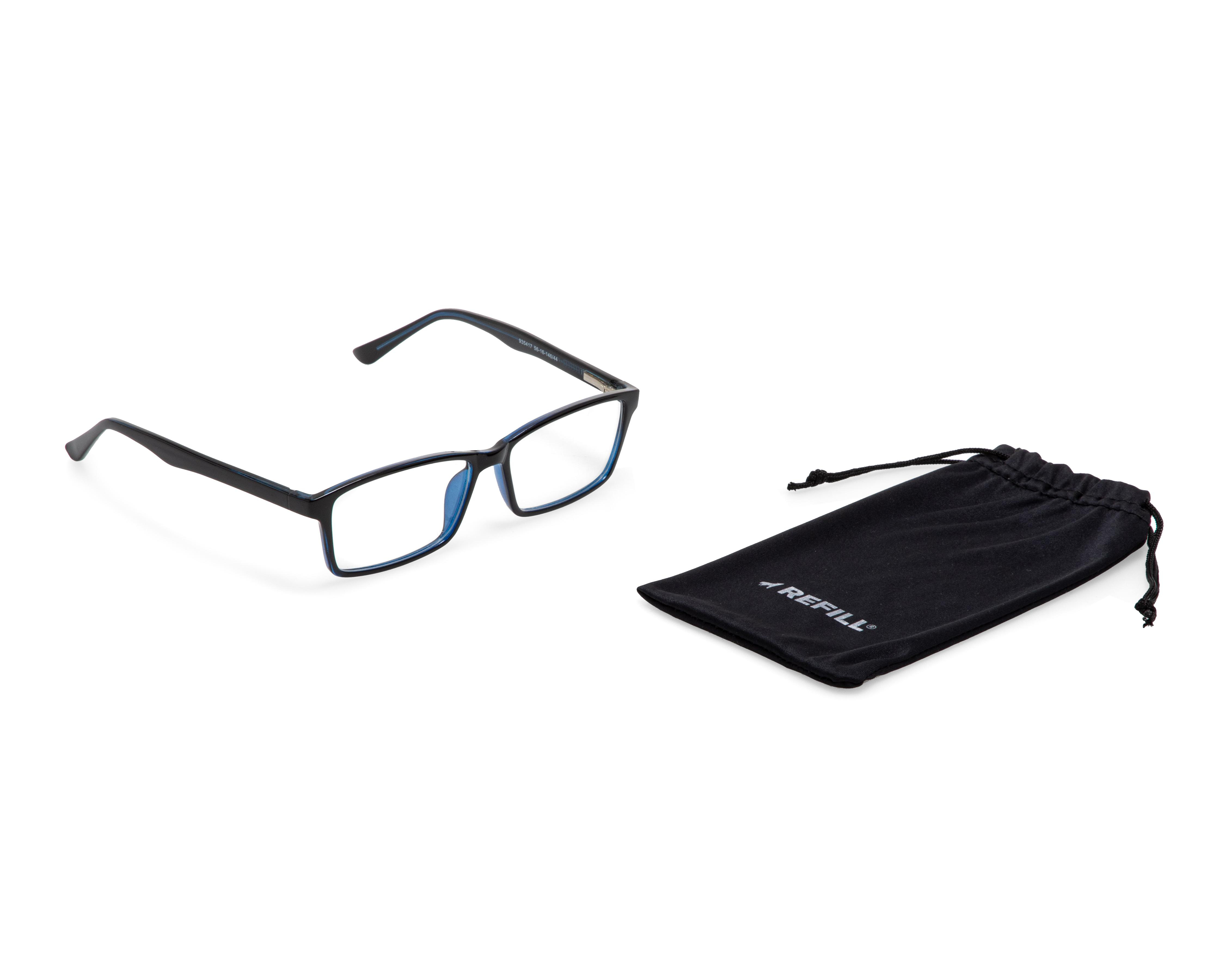 Foto 5 | Armazón Oftálmico para Hombre Refill Rectangular Azul