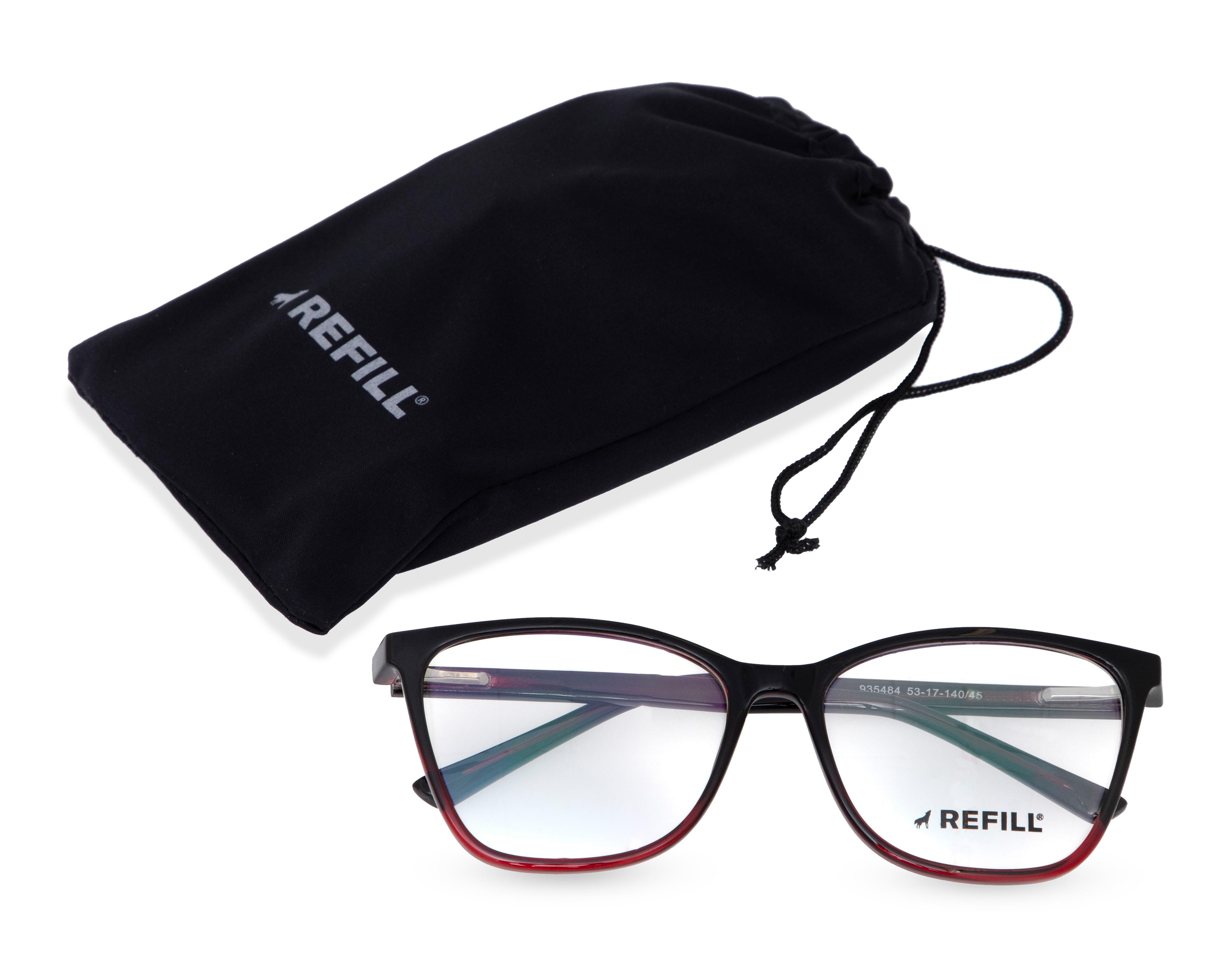 Foto 6 pulgar | Armazón Oftálmico para Mujer Refill Wayfarer Negro