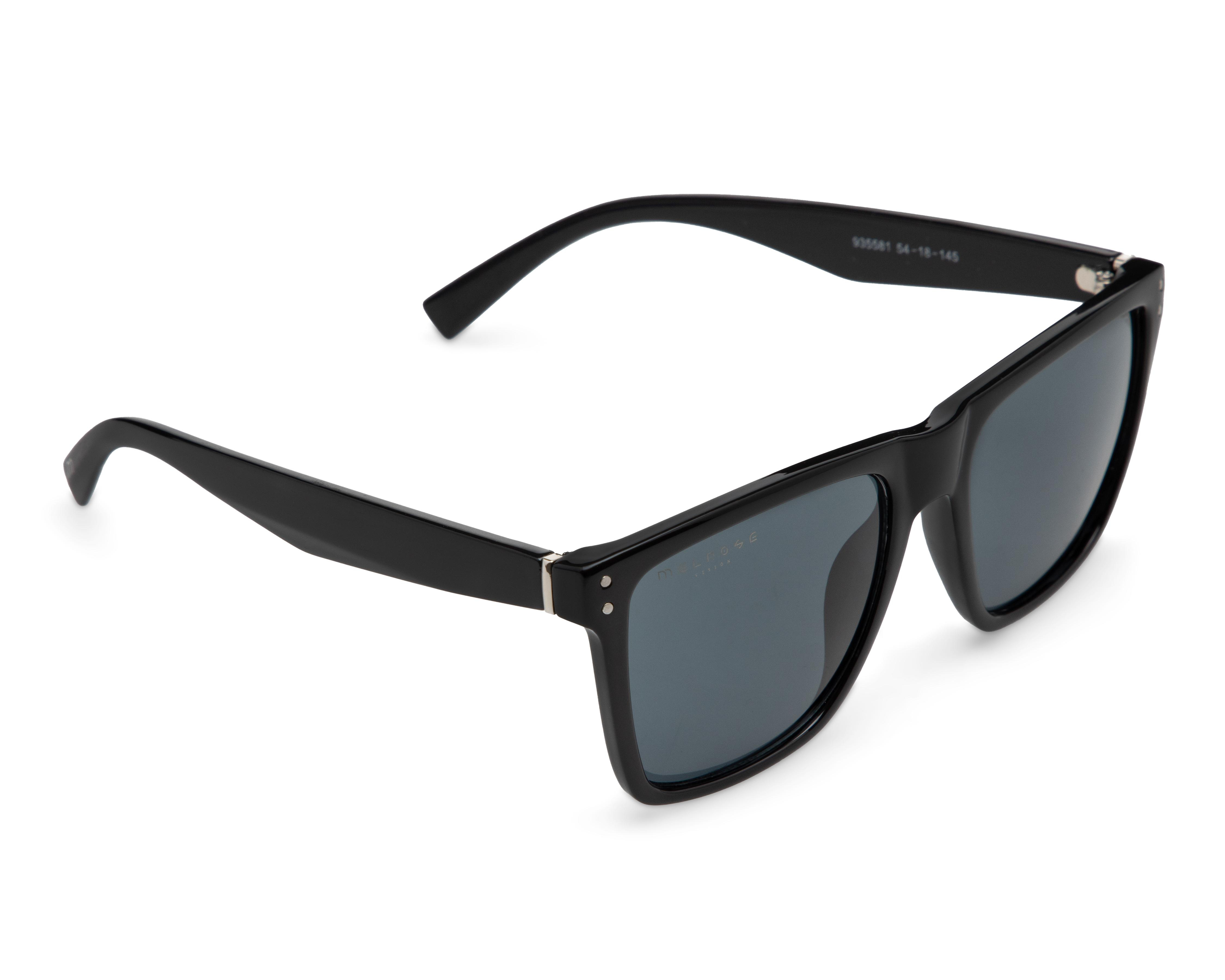 Foto 2 pulgar | Lentes de Sol Melrose Wayfarer Negro