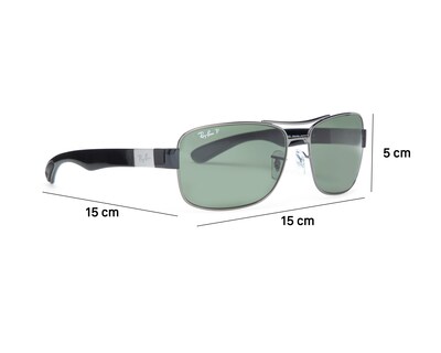 Foto 9 | Lentes de Sol Ray Ban Rectangulares Gris