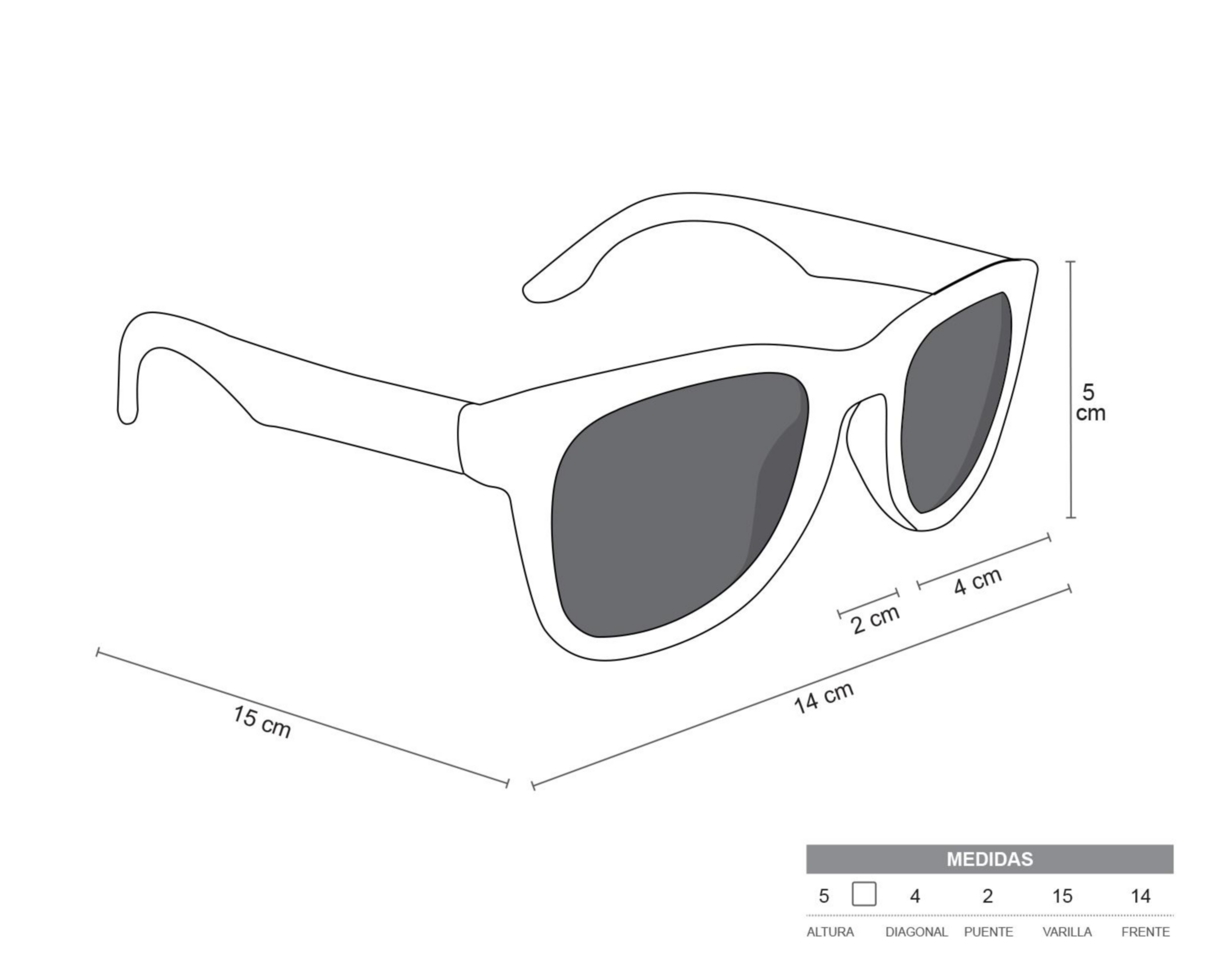 Foto 9 pulgar | Lentes de Sol Ray Ban Wayfarer 0RB0840S 668073 Azul