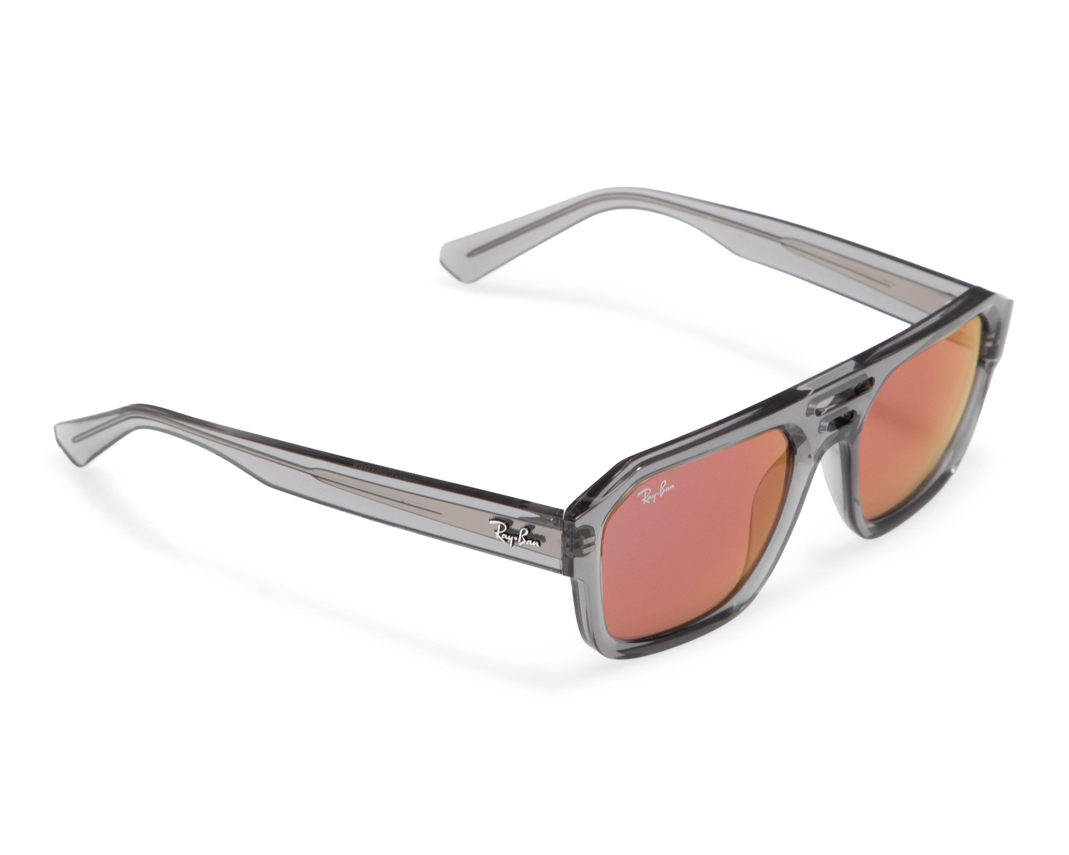 Lentes de Sol Unisex Ray Ban Rectangulares Corrigan Bio-Based Gris