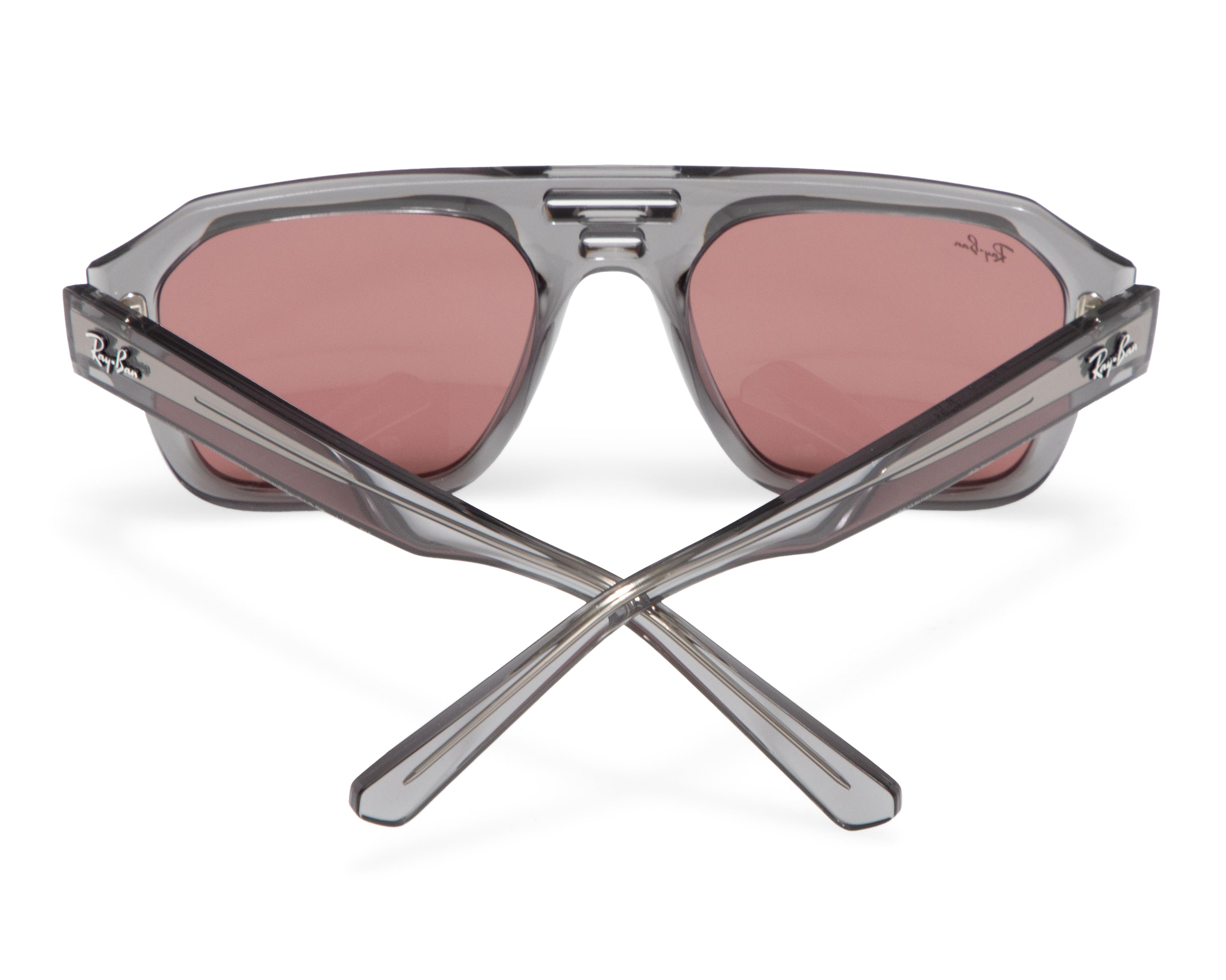 Foto 4 pulgar | Lentes de Sol Unisex Ray Ban Rectangulares Corrigan Bio-Based Gris