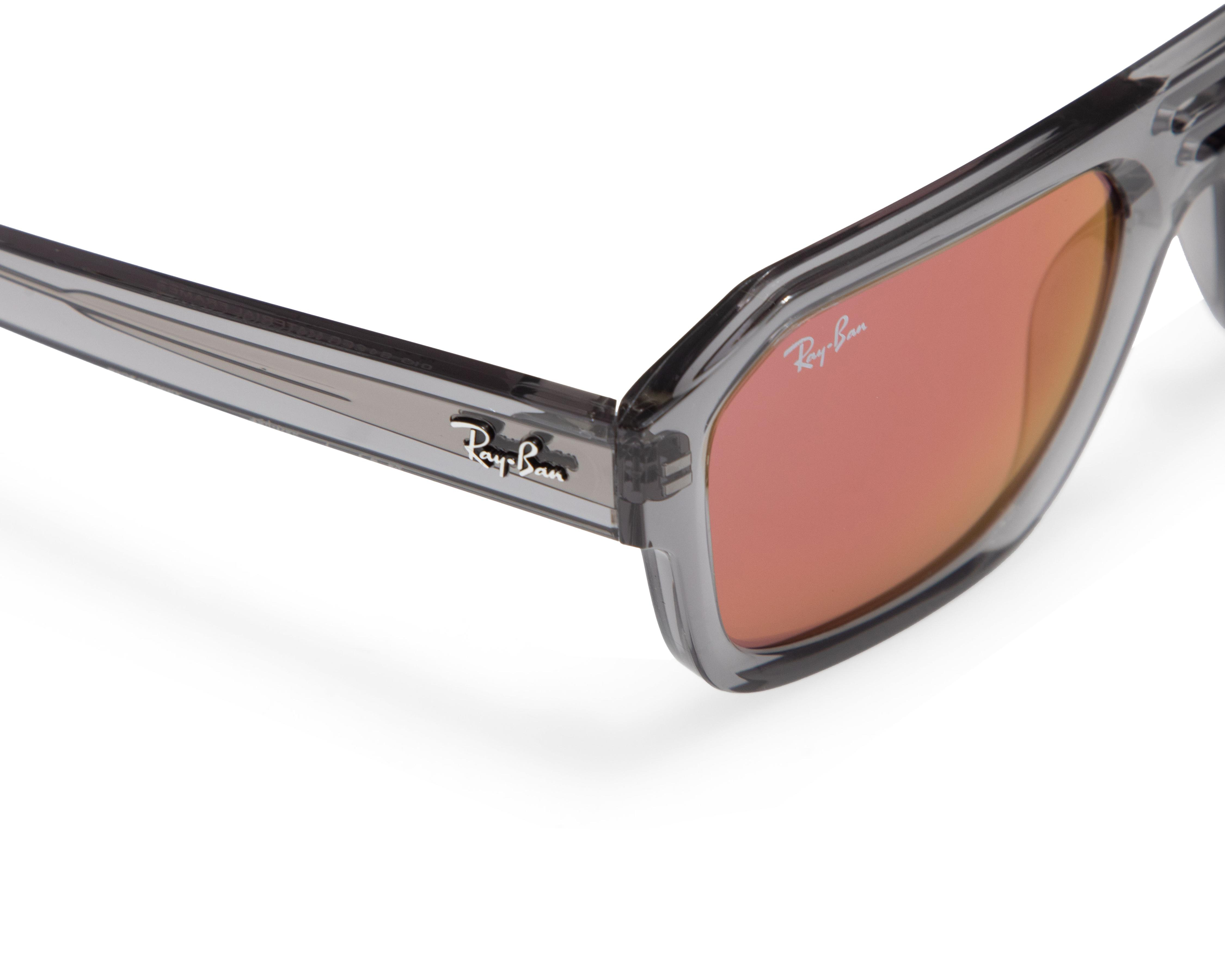 Foto 5 pulgar | Lentes de Sol Unisex Ray Ban Rectangulares Corrigan Bio-Based Gris