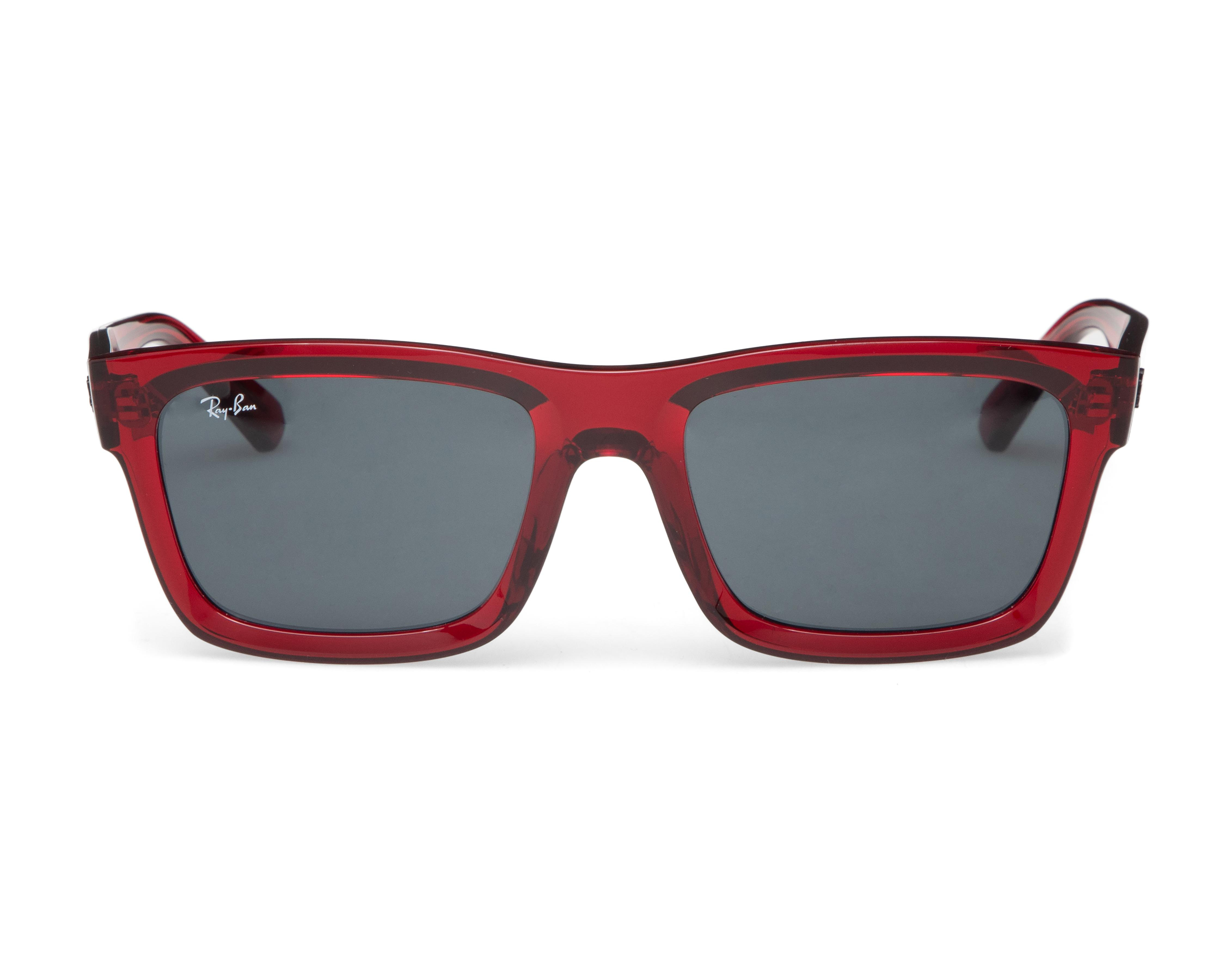 Foto 2 | Lentes de Sol Ray-Ban Cuadrados Warren Bio-Based Rojo