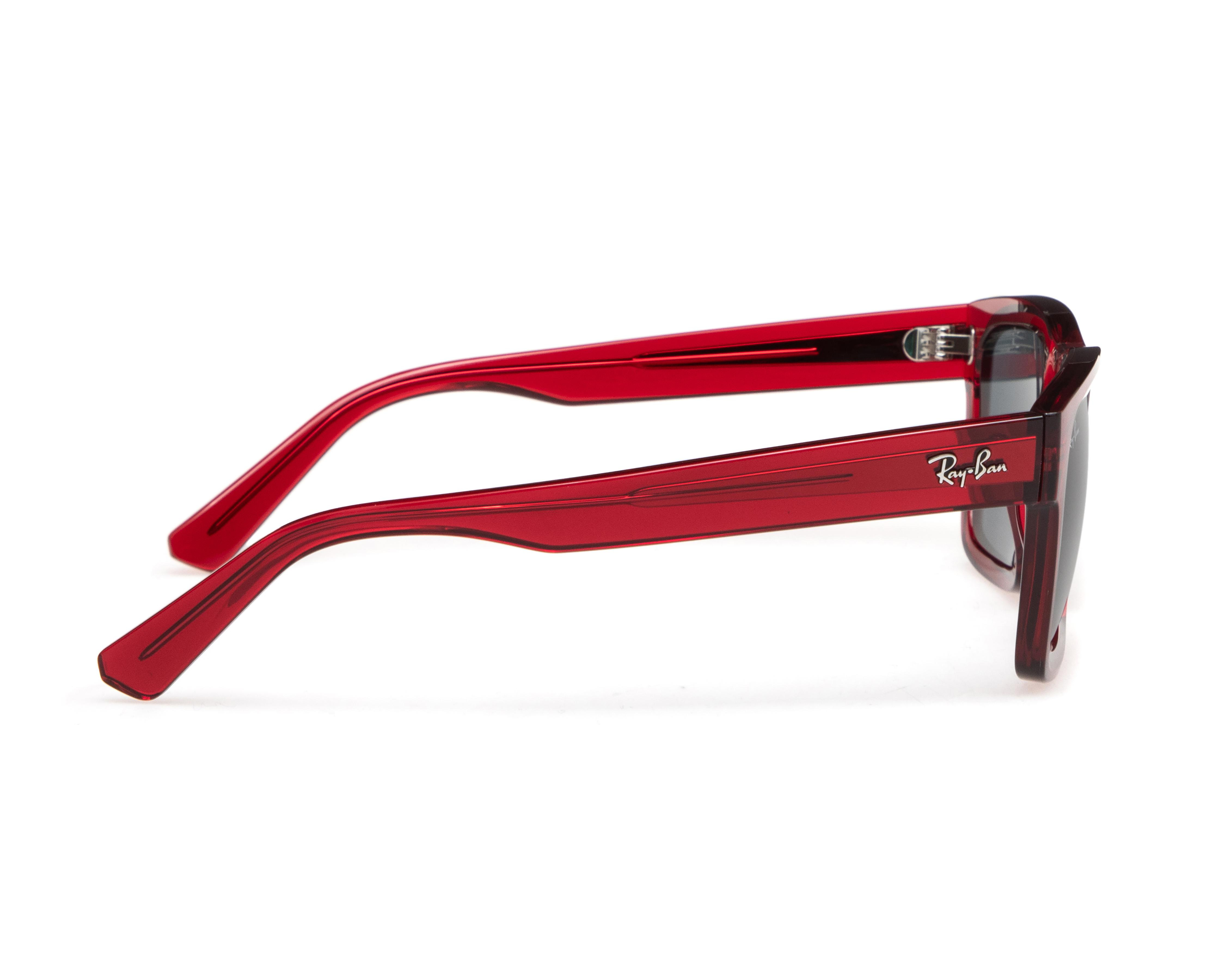 Foto 3 | Lentes de Sol Ray-Ban Cuadrados Warren Bio-Based Rojo