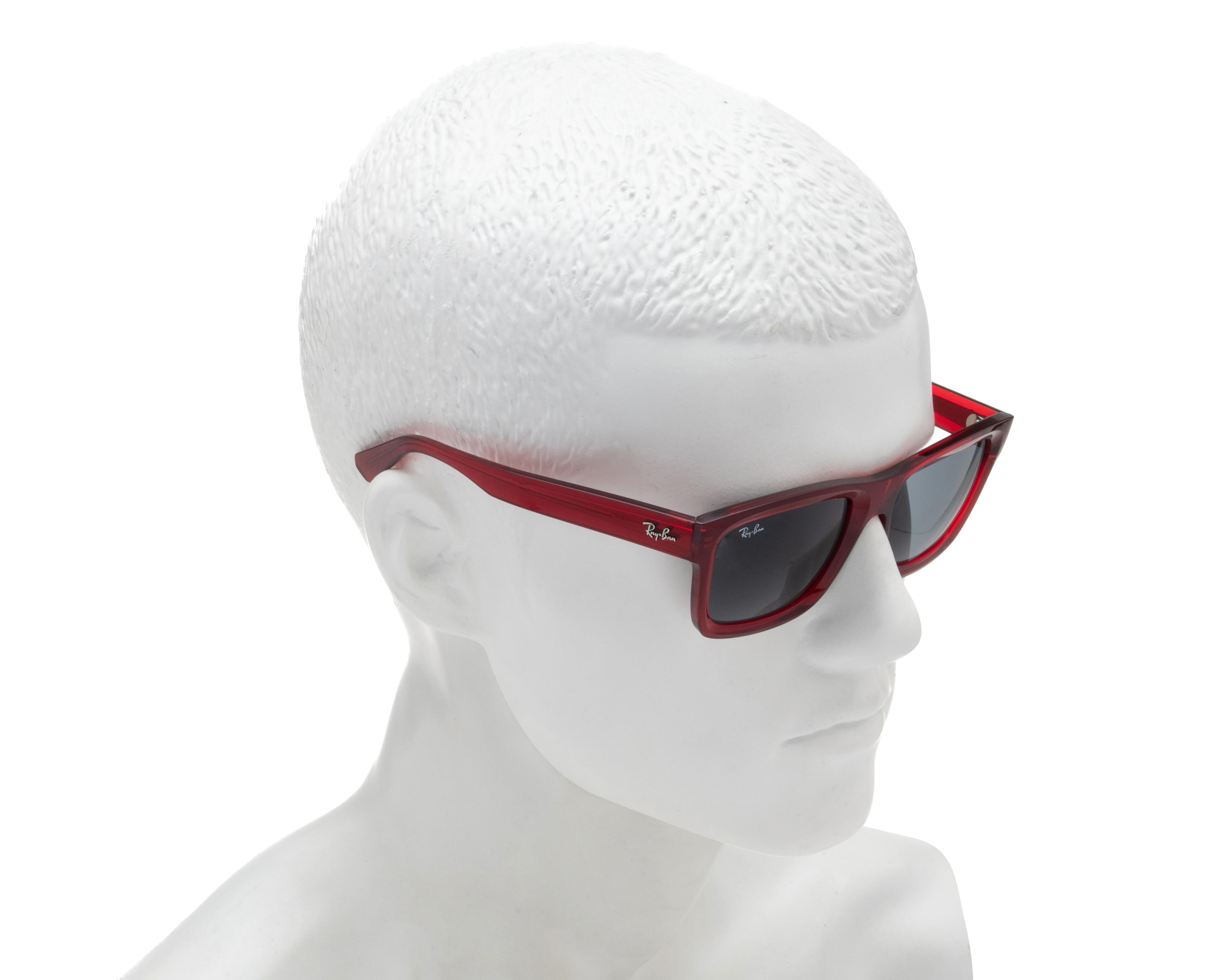 Foto 7 | Lentes de Sol Ray-Ban Cuadrados Warren Bio-Based Rojo